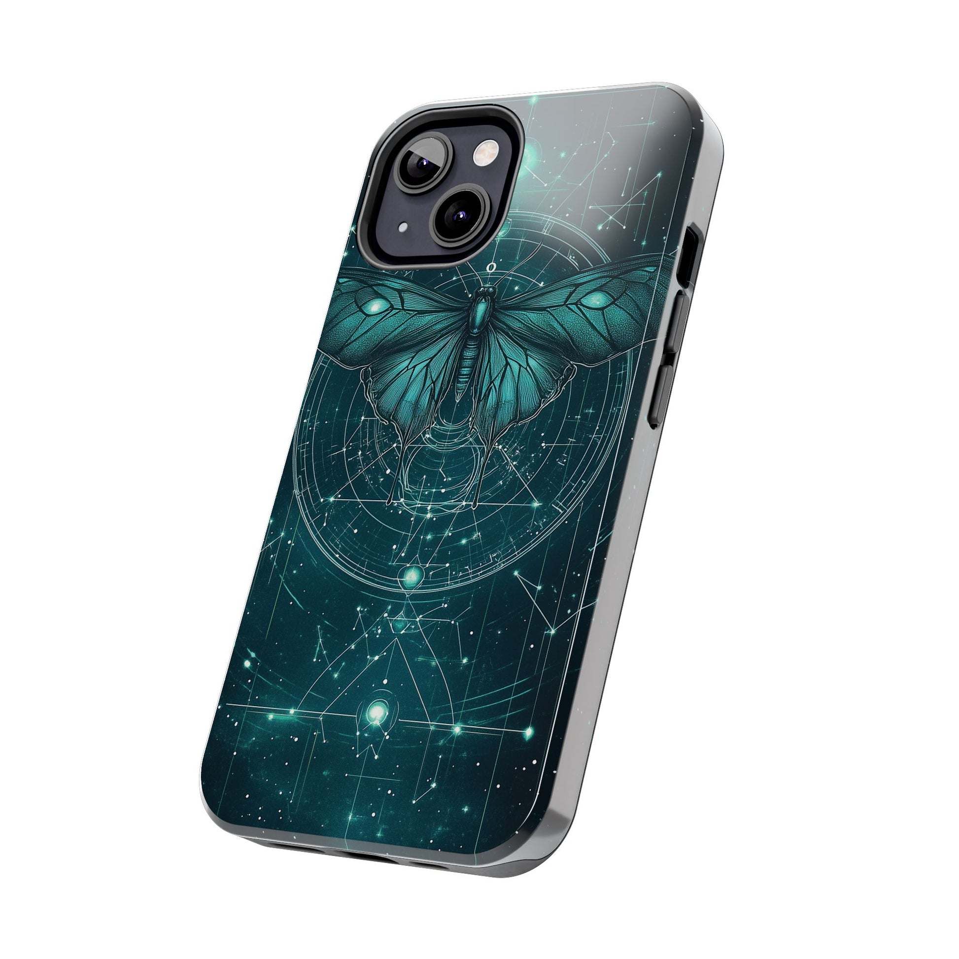 Celestial Dark Academia Phone Case, Magical Moth Vintage  Witchcraft iPhone Cover, Esoteric Nature Art, iPhone 15 Pro Max, iPhone 14 Pro