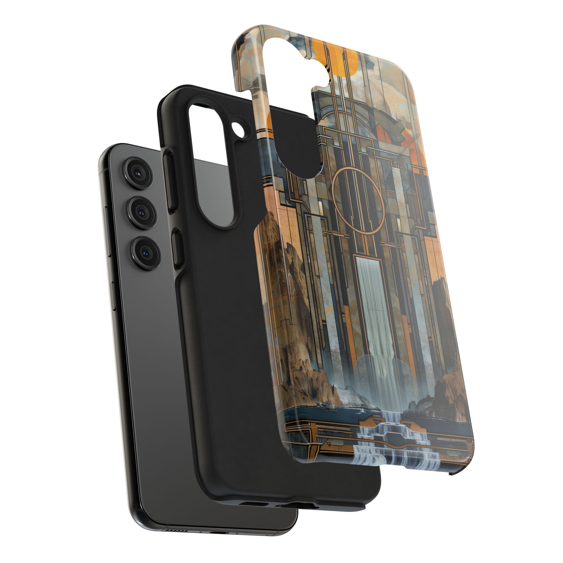 Falling Water Inspired Phone Case - Frank Lloyd Wright Design - Architectural Phone Cover - Unique Phone Accessory