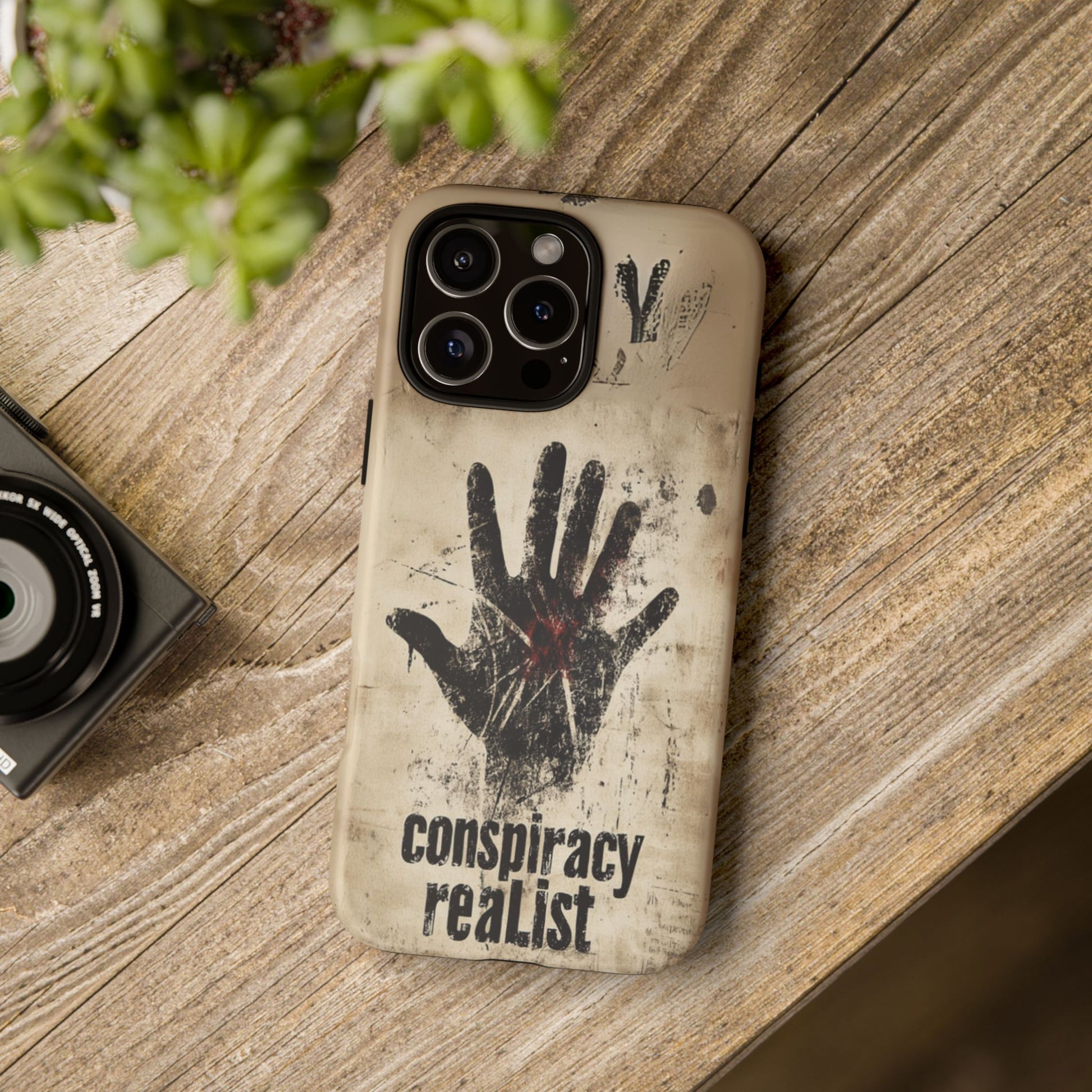 Conspiracy Theories Paranormal Mystery UFO X-Files Inspired Ghostly Hand Conspiracy Realist Cryptid iPhone 13 14 15 16 Pro Max Galaxy Pixel