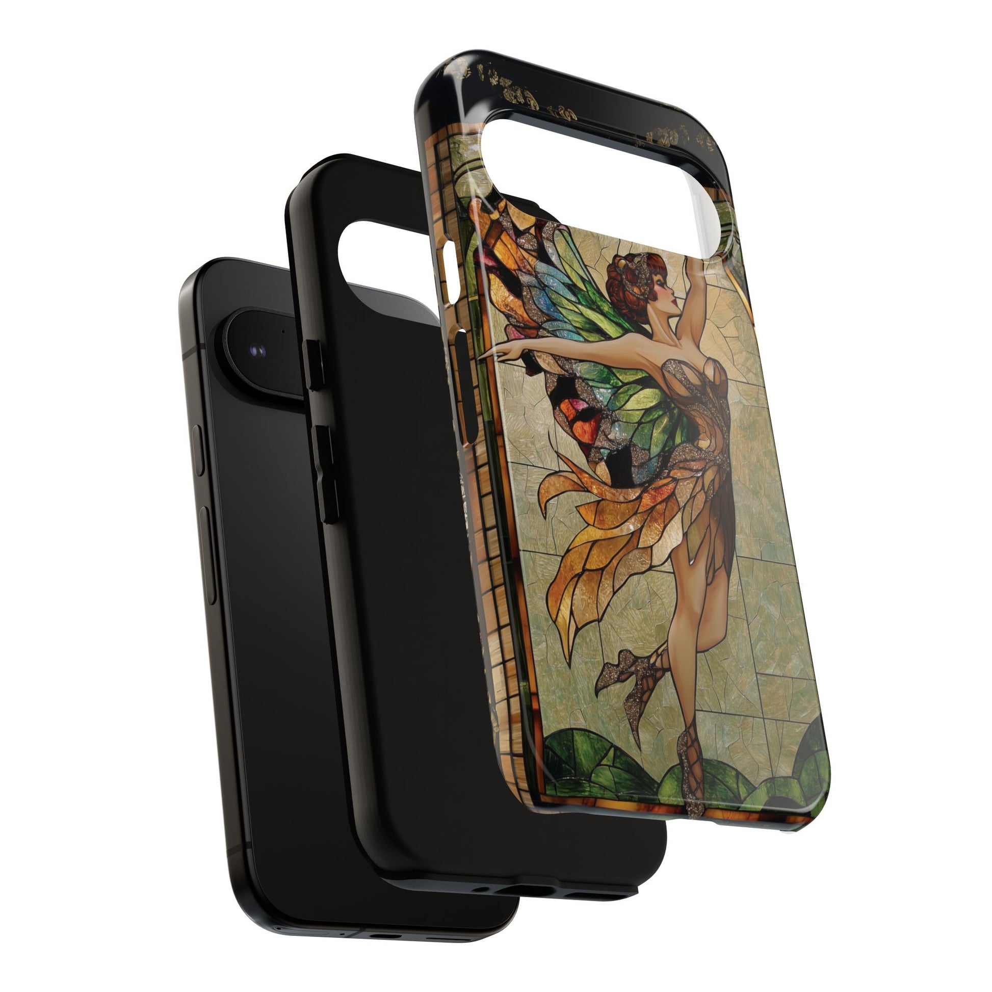 Fairy Phone Case Art Deco Woman Phone Case 1920s Art Nouveau Design in Stained Glass Alphonse Mucha Style Gatsby Style Poster
