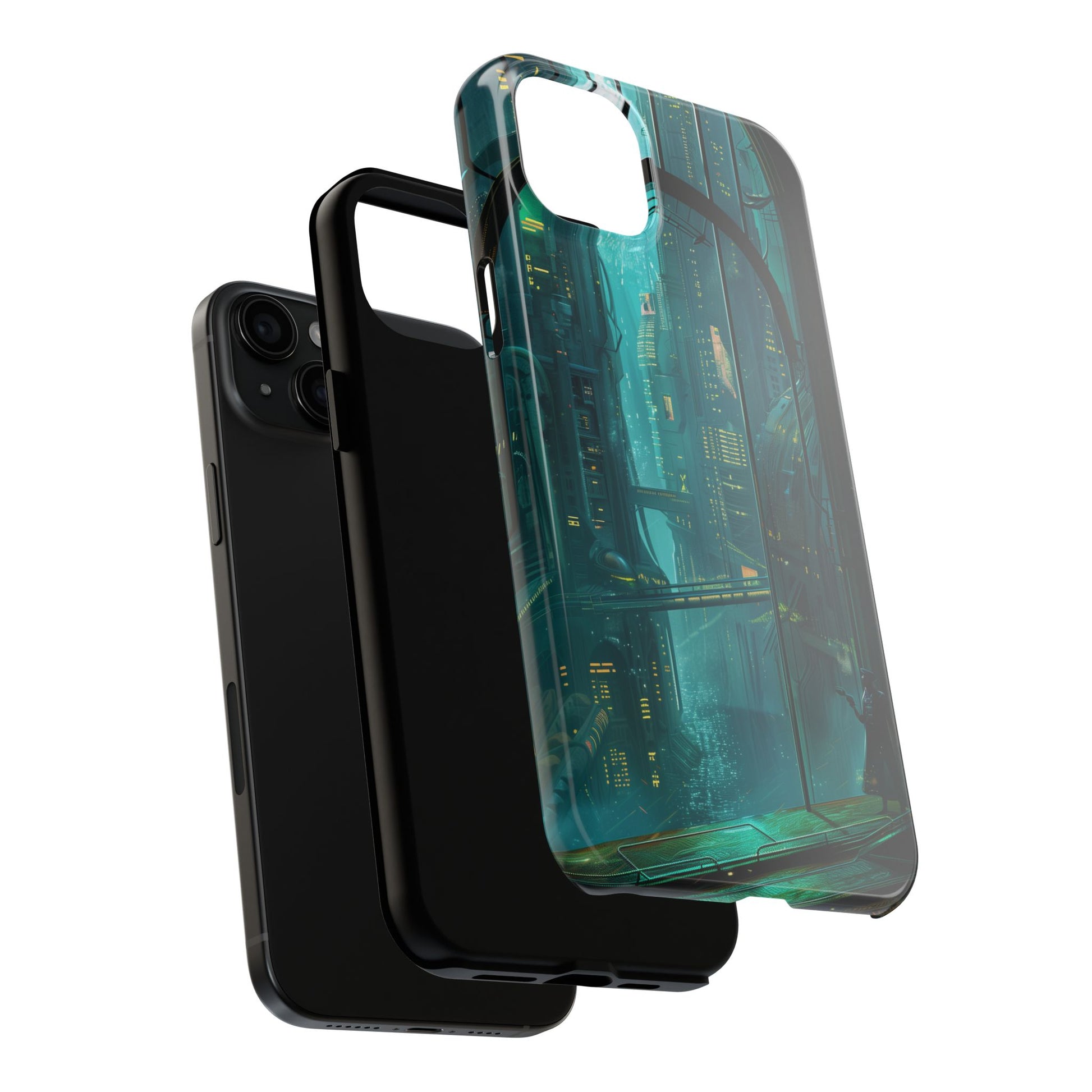 BioShock Inspired Phone Case - Underwater Art Deco City - Gaming Phone Cover - Unique Video Game Accessory