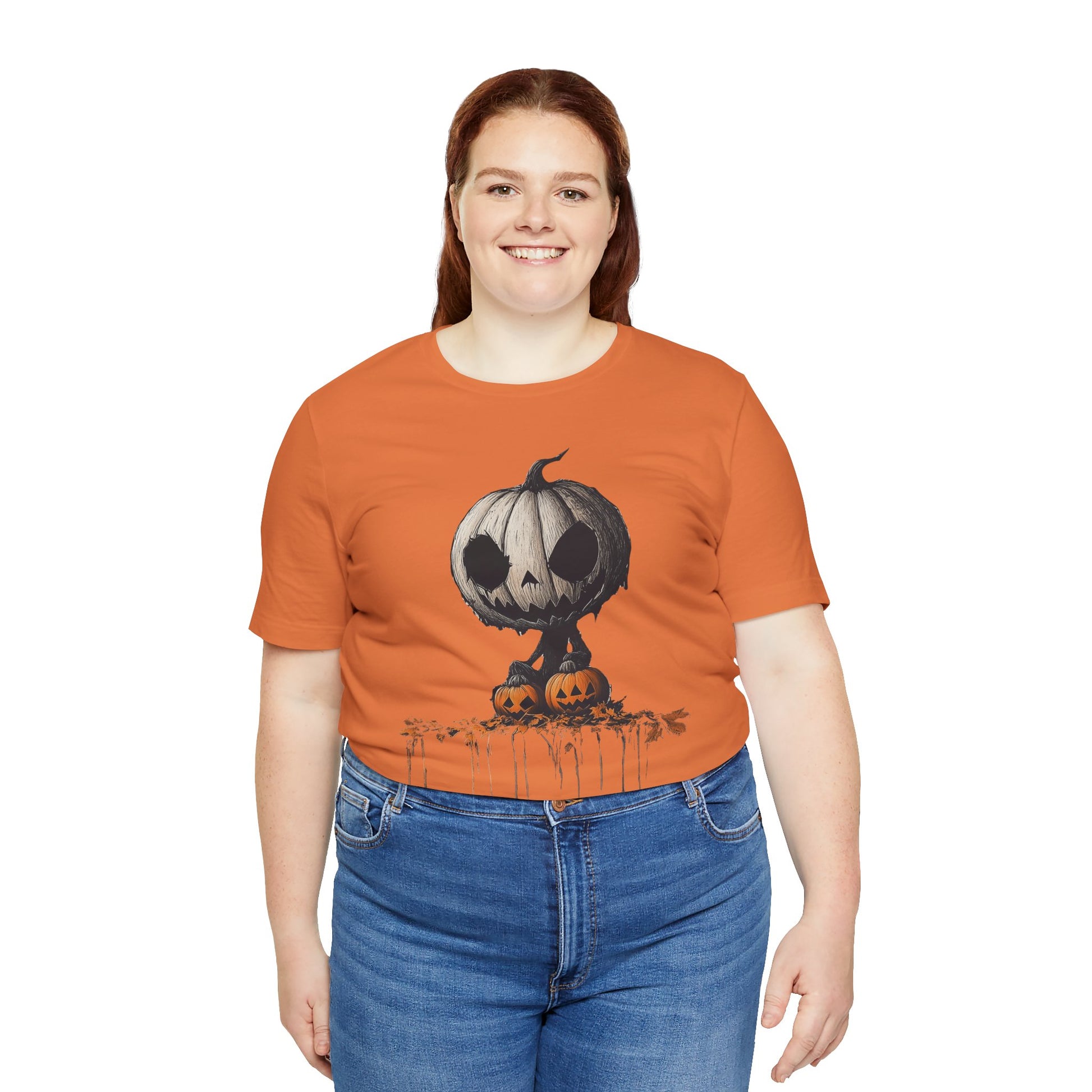 Halloween Spirit Graphic Tee Chillin' with the Pumpkin King