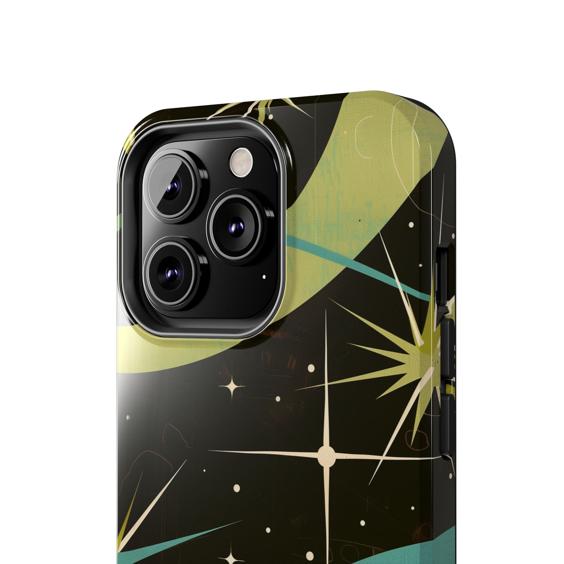 Mid Century Modern Star Design Phone Case, Earth Tone Colors, Retro Style Smartphone Cover, Vintage Phone Case, iPhone 14 Case, Apple iPhone