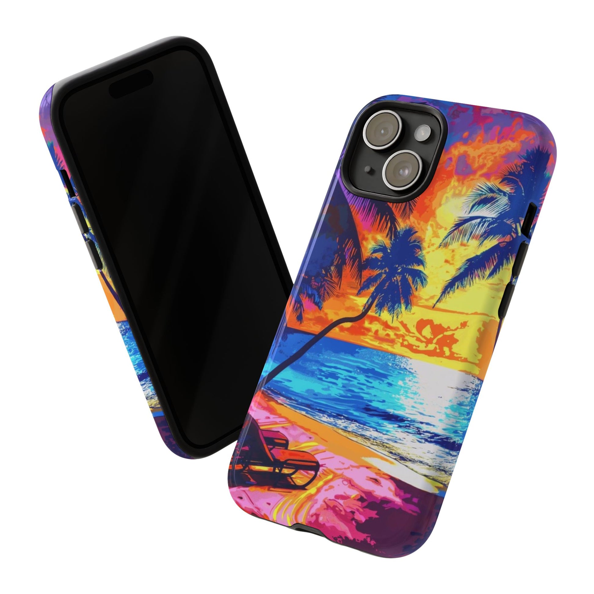 Sunset Bliss: Lisa Frank Style Android Phone Case