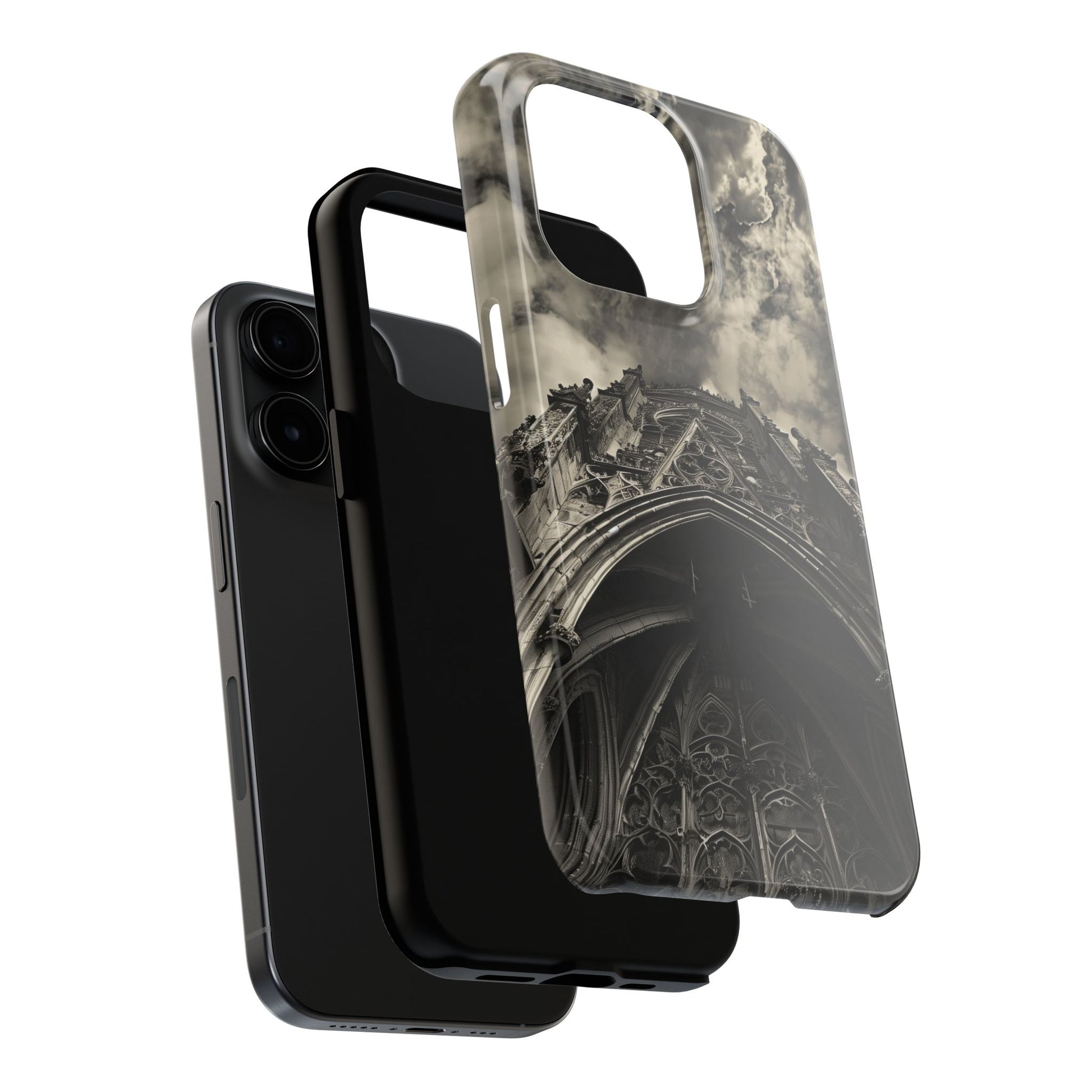 Gothic Art Phone Case Dark Academia, Cathedral Phone Case, Halloween Spooky Season, Gothic Architecture, Gargoyle Phone iPhone 15 Pro Max