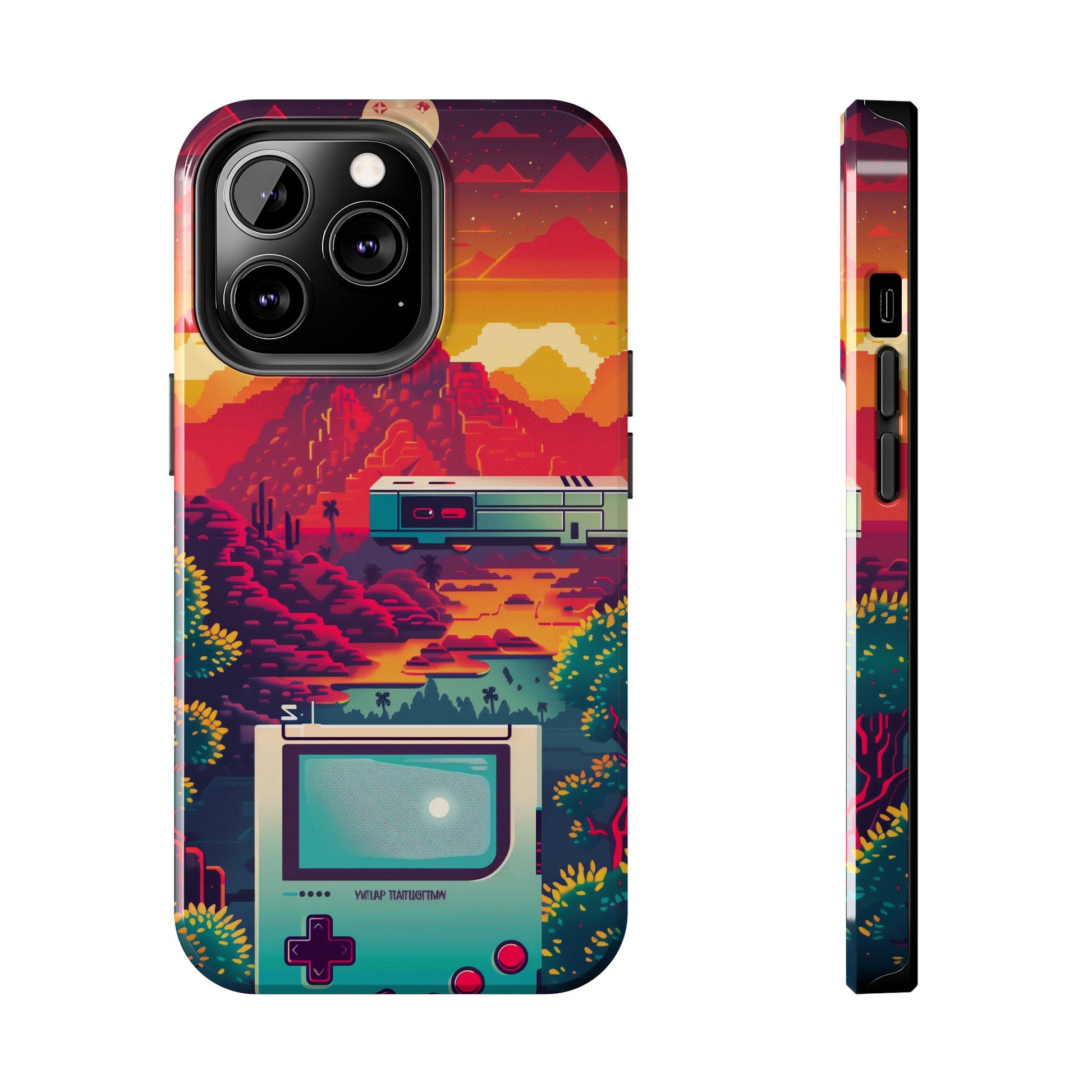 Durable iPhone Case with Alternative Universe Game Console Design - Protective Phone Cover - Fun and Sturdy Gaming Accessory - Gamer Gift