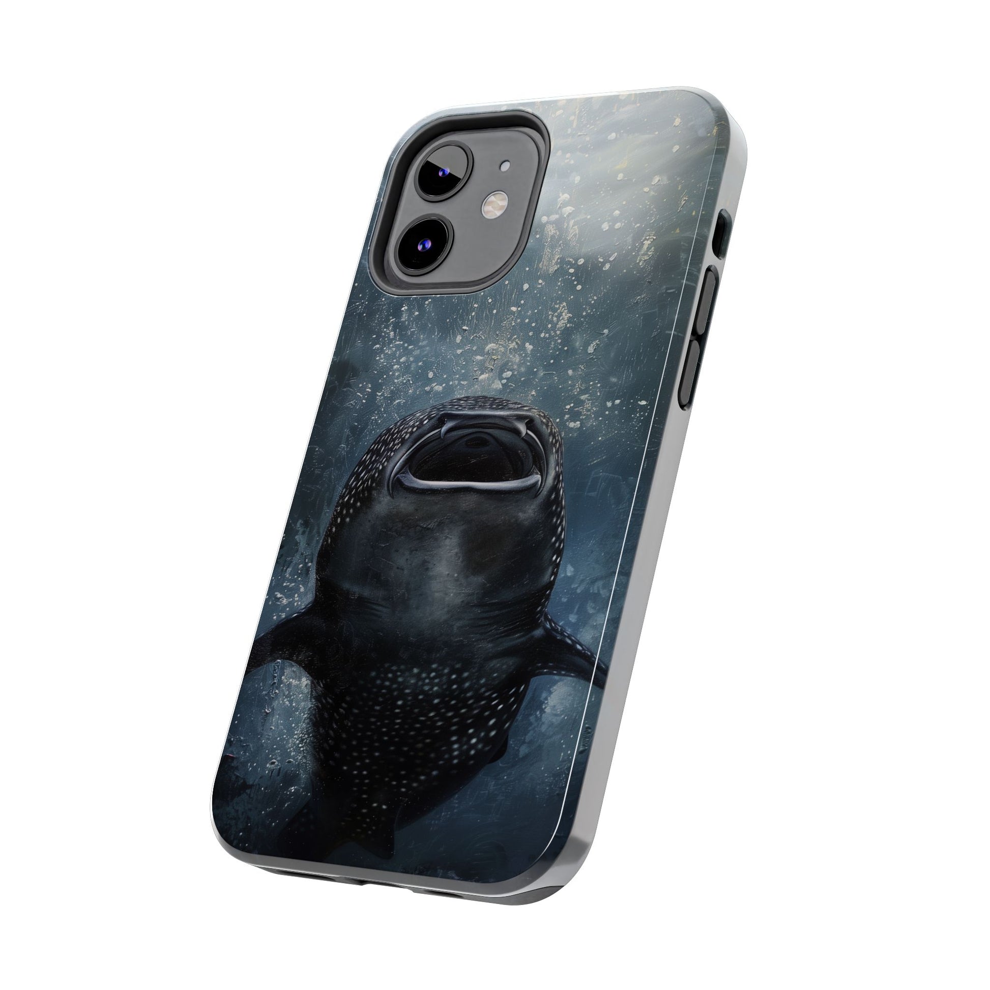 Rising Majesty: Whale Shark Feeding Tough Phone Case