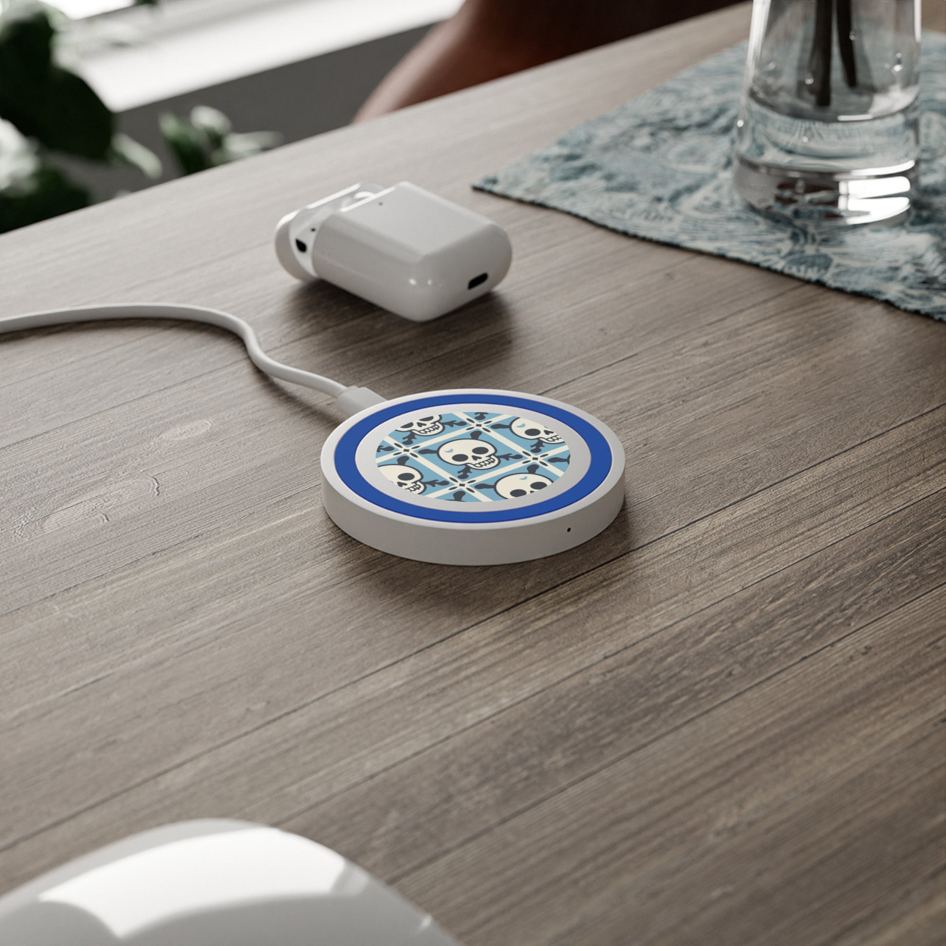 Cute Skull Wireless Charging Pad