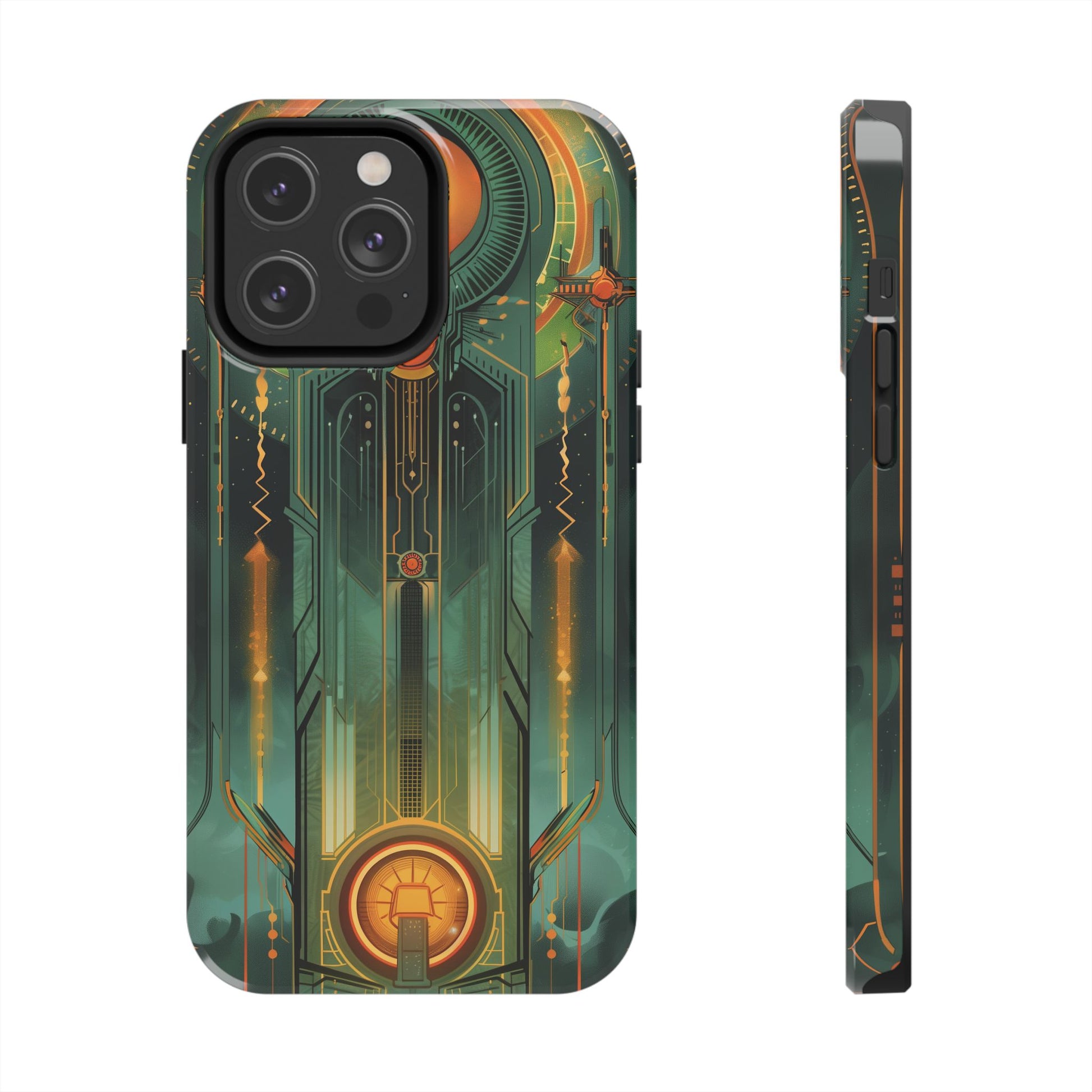 Art Deco Phone Case, Architecture Phone Case, Durable iPhone Case, Gift for Architect, iPhone 14 Case, Art Deco Building Phone Case