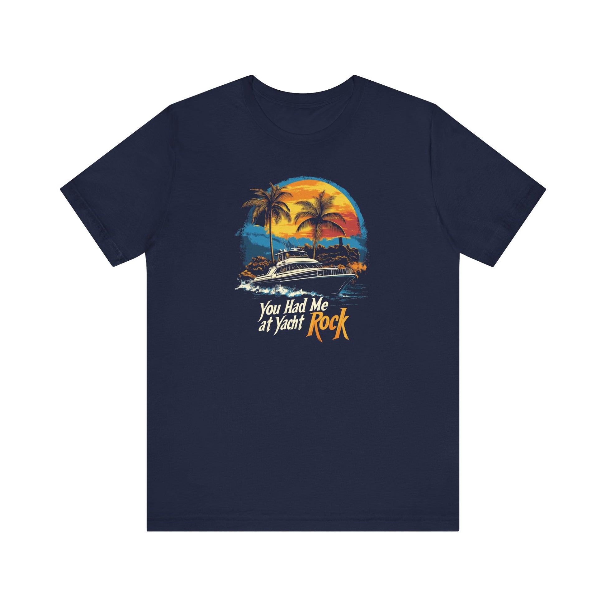 Yacht Rock Tee, Unisex T-Shirt, Sailing Ocean Sunset Shirt, Nautical Beach Graphic Tee, Boat Captain Gift