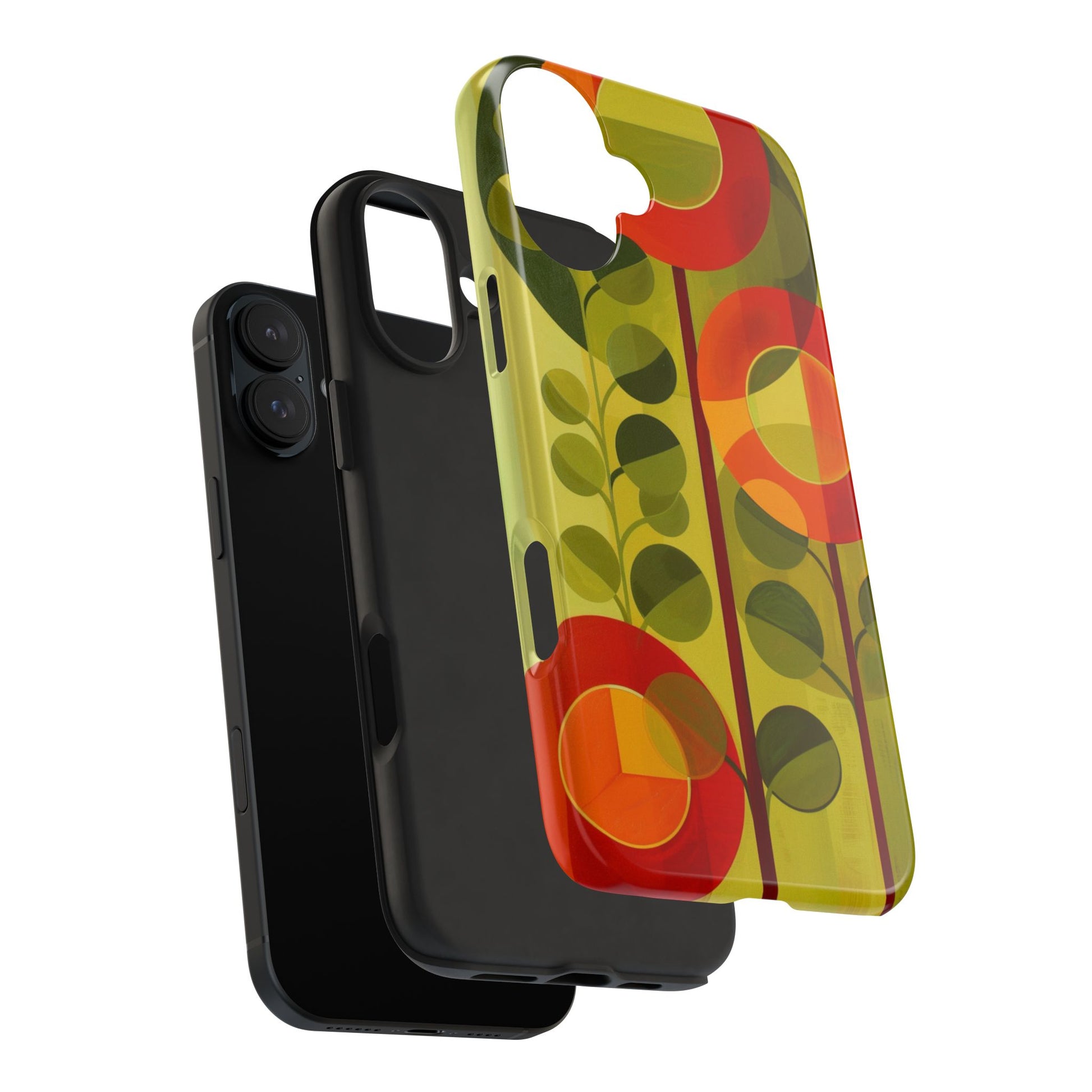 Atomic Flower Phone Case, Mid-Mod Phone Case, Artwork iPhone Case, Unique Floral Pattern Phone Case, Art Deco, Minimalist, Tough Iphone Case