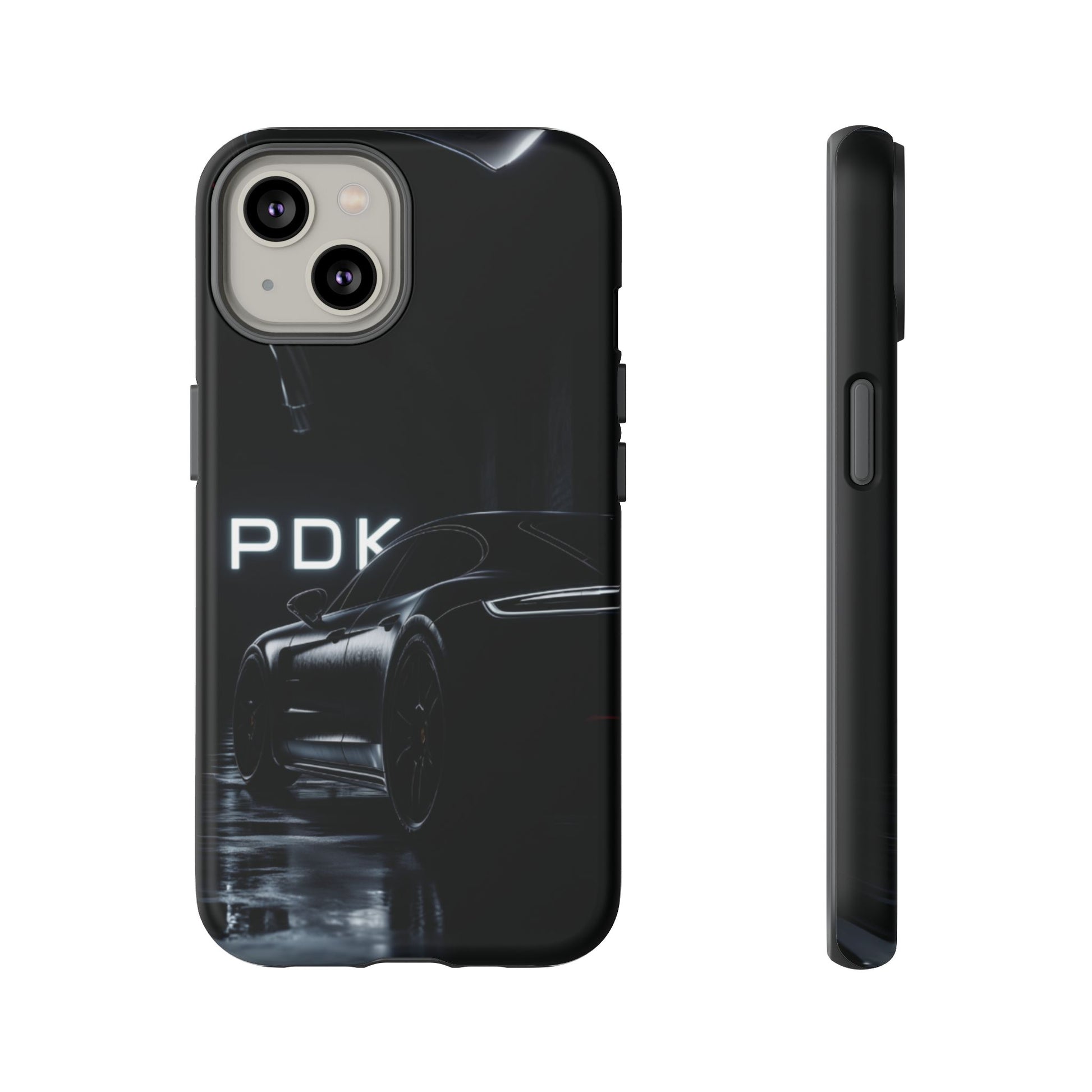 German Super Sports Car Phone Case Car Lover Gift Inspired Neon Sign Font iPhone 13 14 15 16 Pro Max Double Clutch Granny Shifting