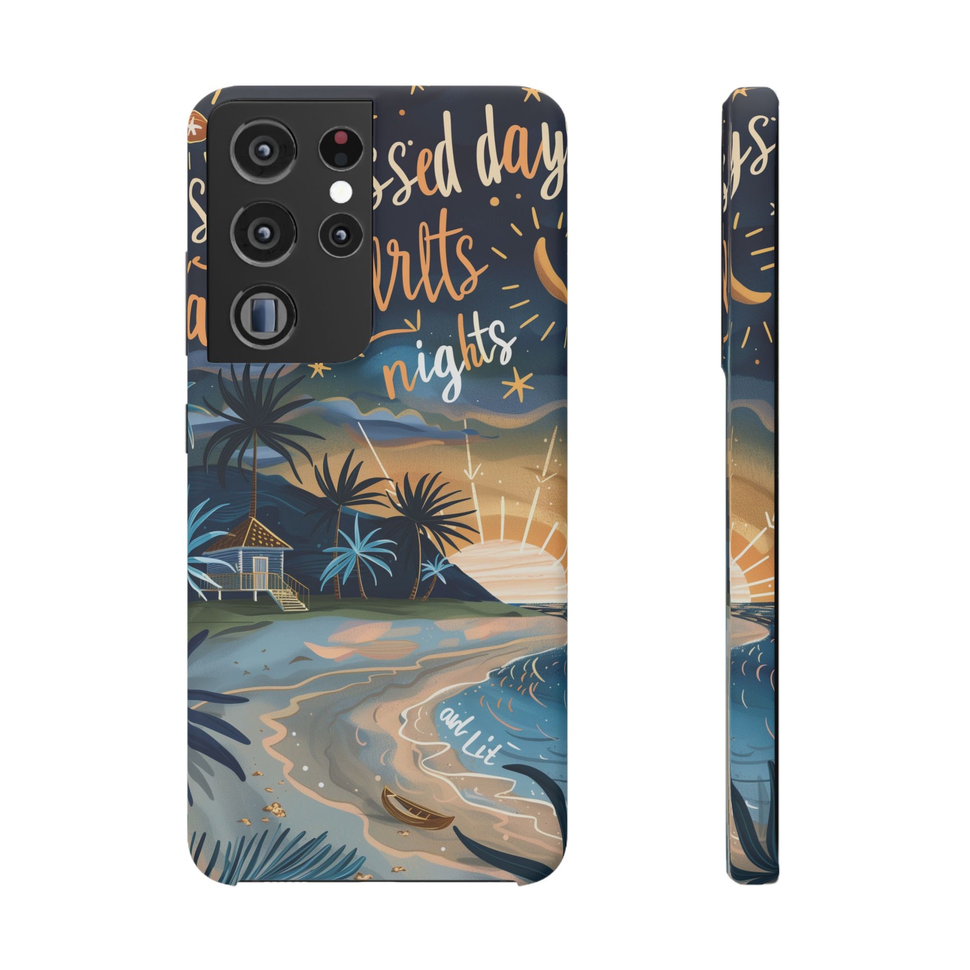 Sun Kissed Days and Starlit Nights Slim Case for Android