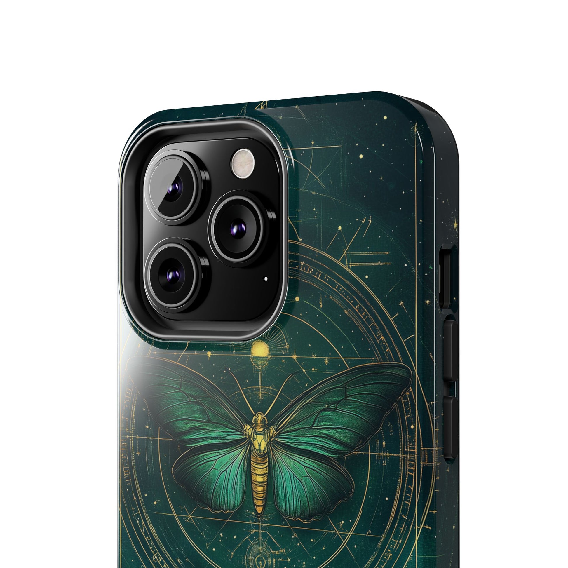 Celestial Dark Academia Phone Case, Magical Moth Vintage  Witchcraft iPhone Cover, Esoteric Nature Art, iPhone 15 Pro Max, iPhone 14 Pro