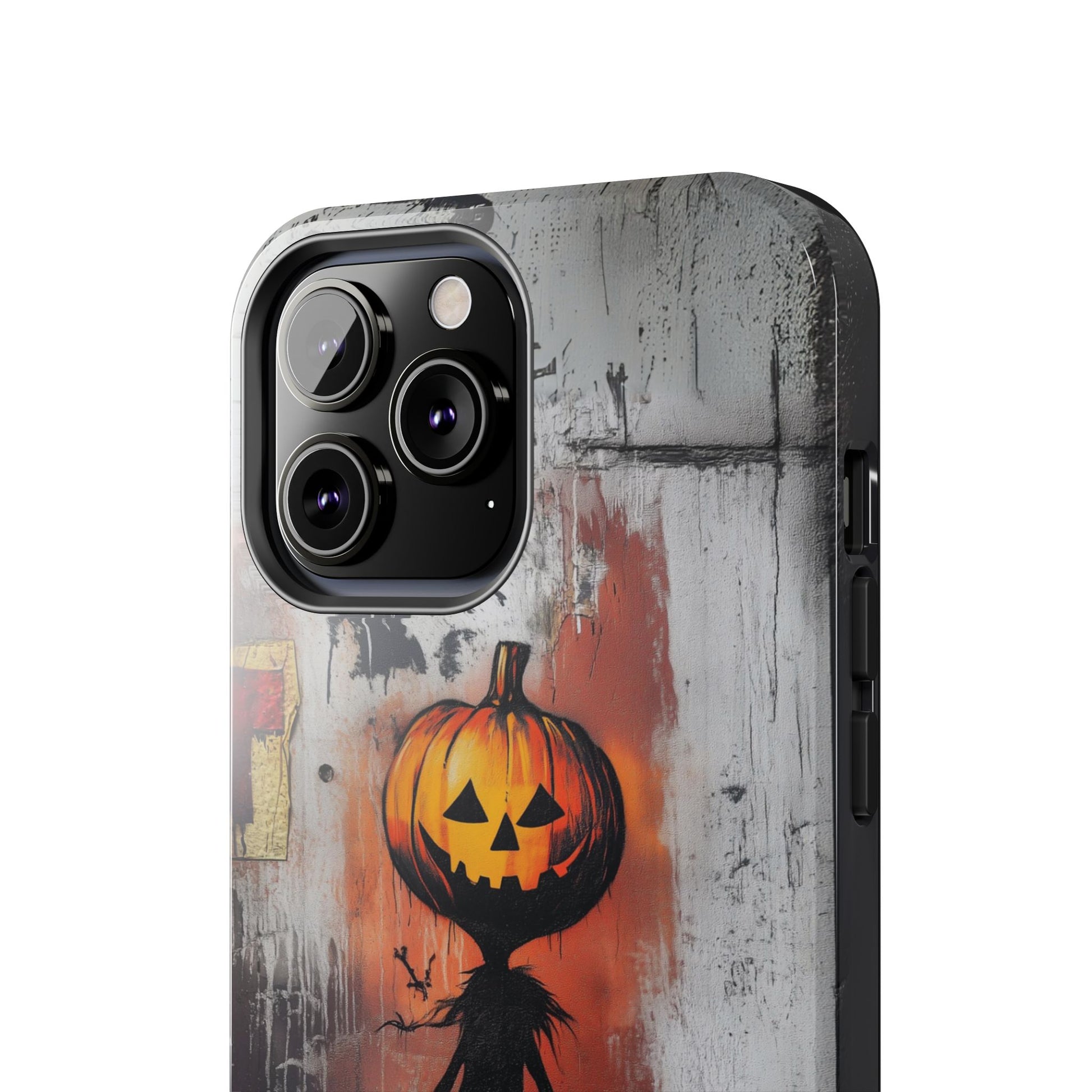 Halloween Pumpkin Wednesday Fall Artistic Gothic Dark Academia Street Art Urban Graffiti Phone Case Street iPhone 15 Pro Max Samsung Galaxy