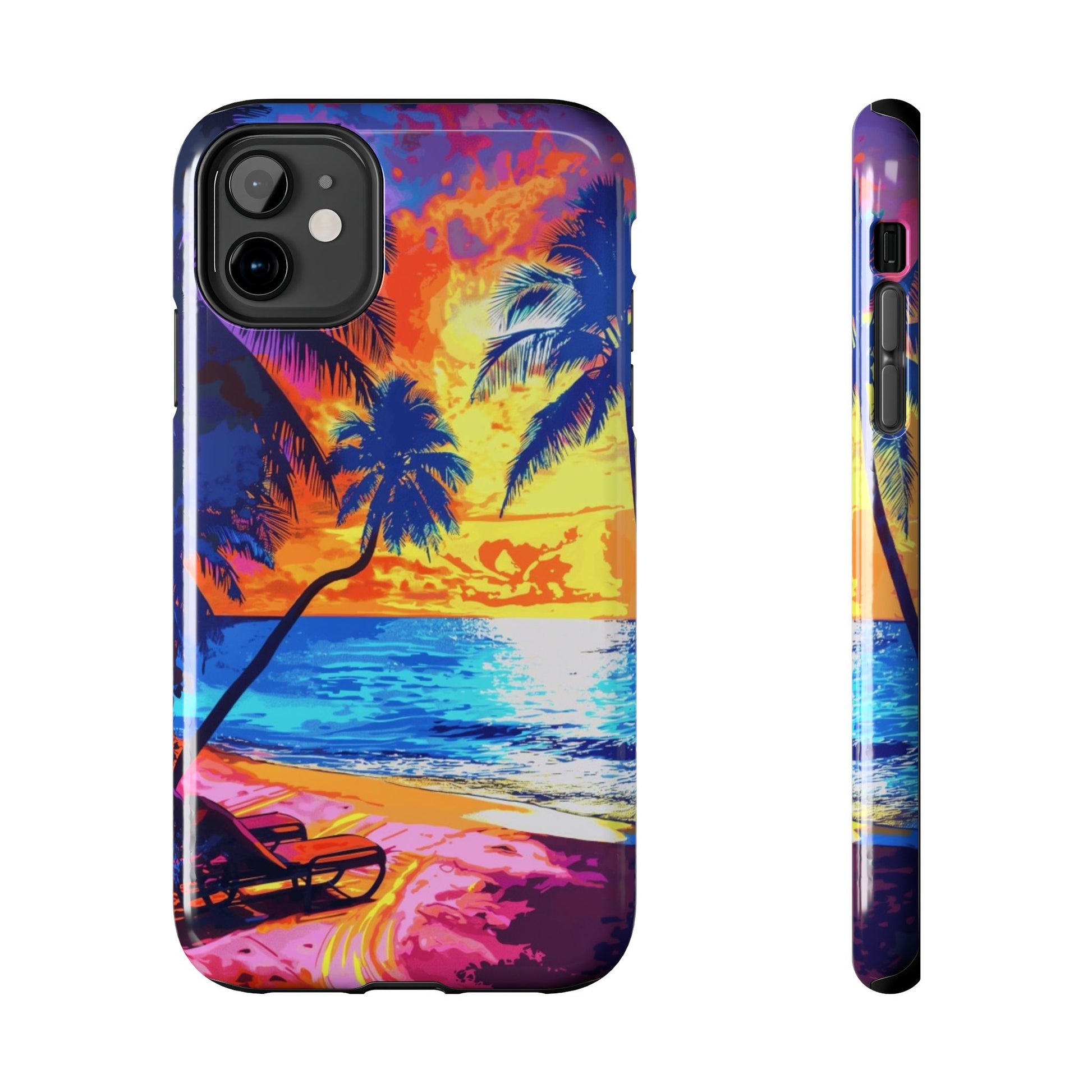 Sunset Bliss: Lisa Frank Style Phone Case