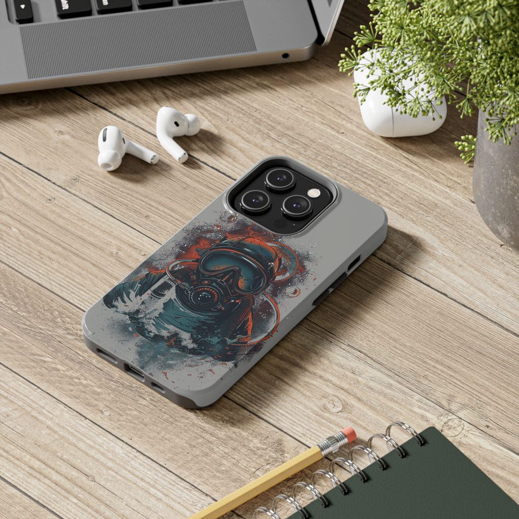 Light Custom iPhone Case, Personalized Phone Case, SCUBA Phone Case, SCUBA Diver Case, Custom Diver Phone Case, Gift for SCUBA Diver