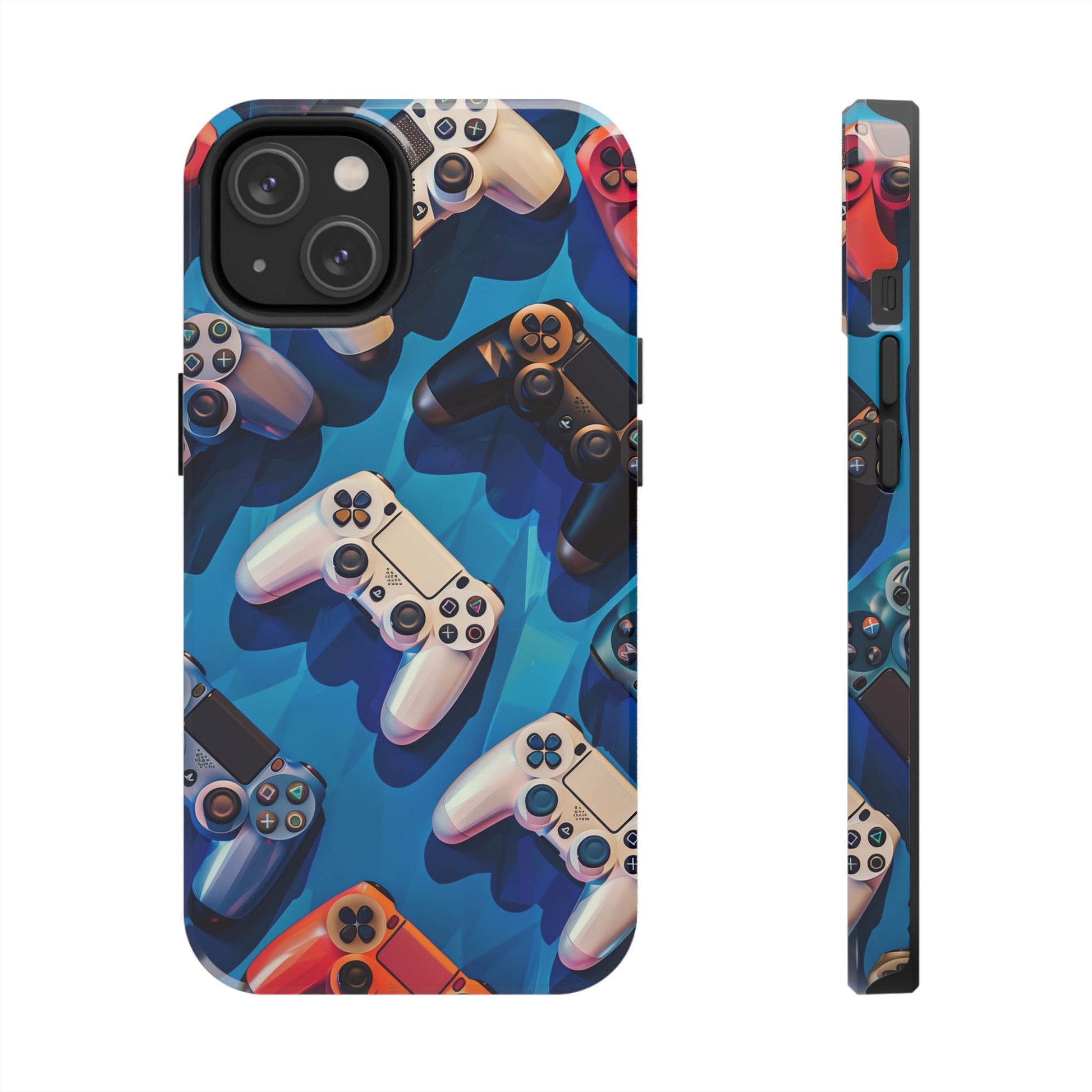 Video Game Controllers iPhone Case - Gamer Tough Phone Cover - Modern Gaming