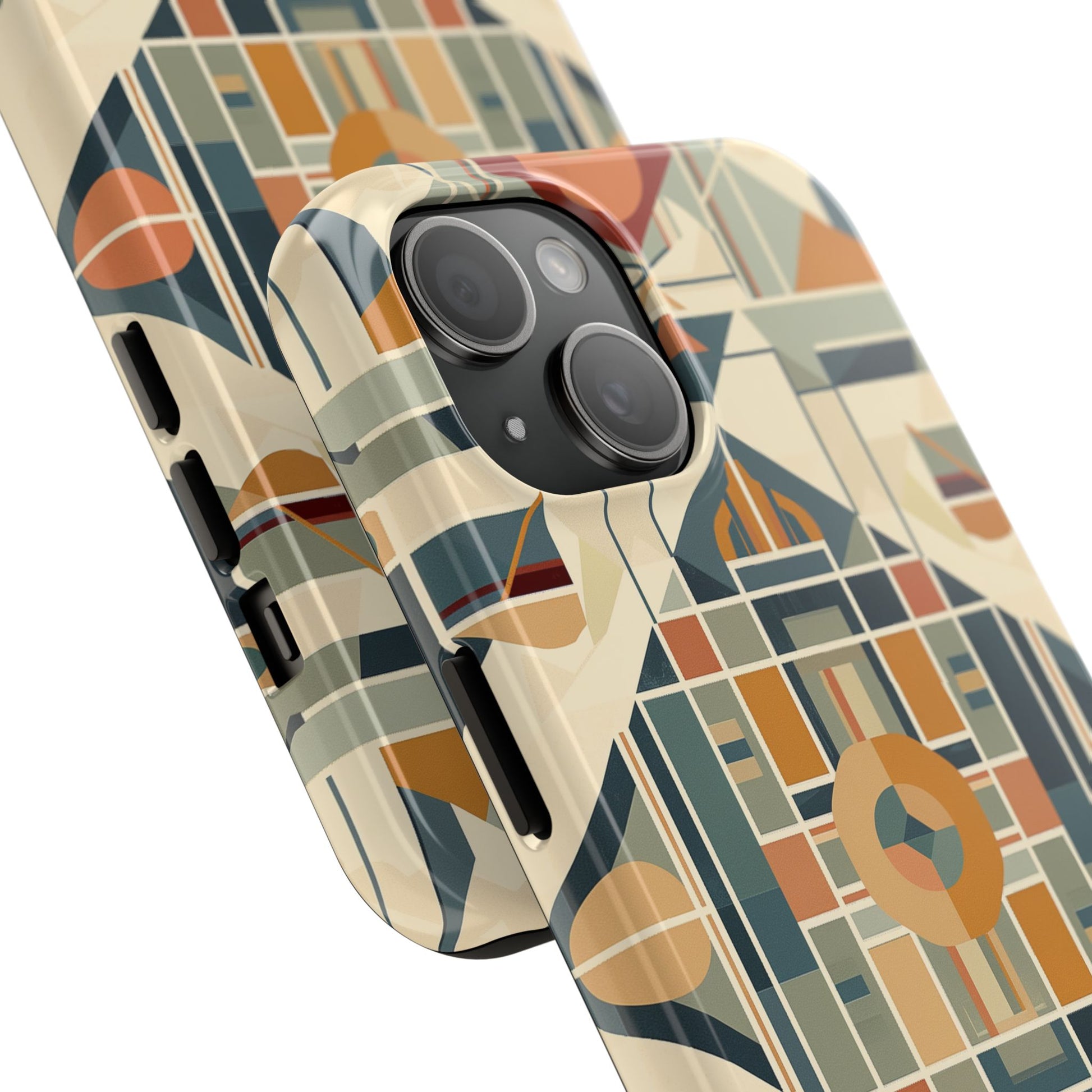 Diamond Frank Lloyd Wright Inspired Phone Case - Geometric Elegance for iPhone Models