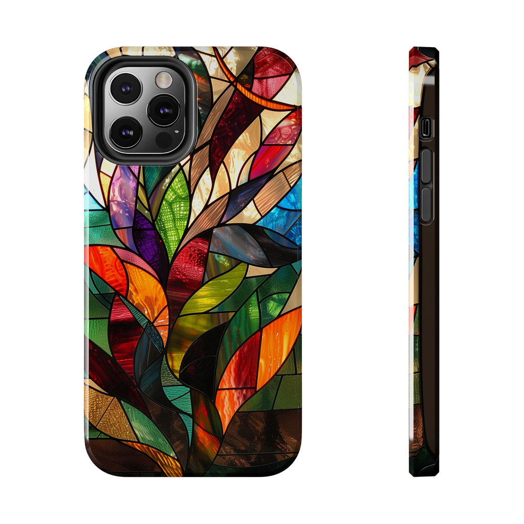 Frank Lloyd Wright Inspired Stained Glass Phone Case, Artistic iPhone Case, Architectural Design, Art Deco iphone Case, iphone 15 pro max