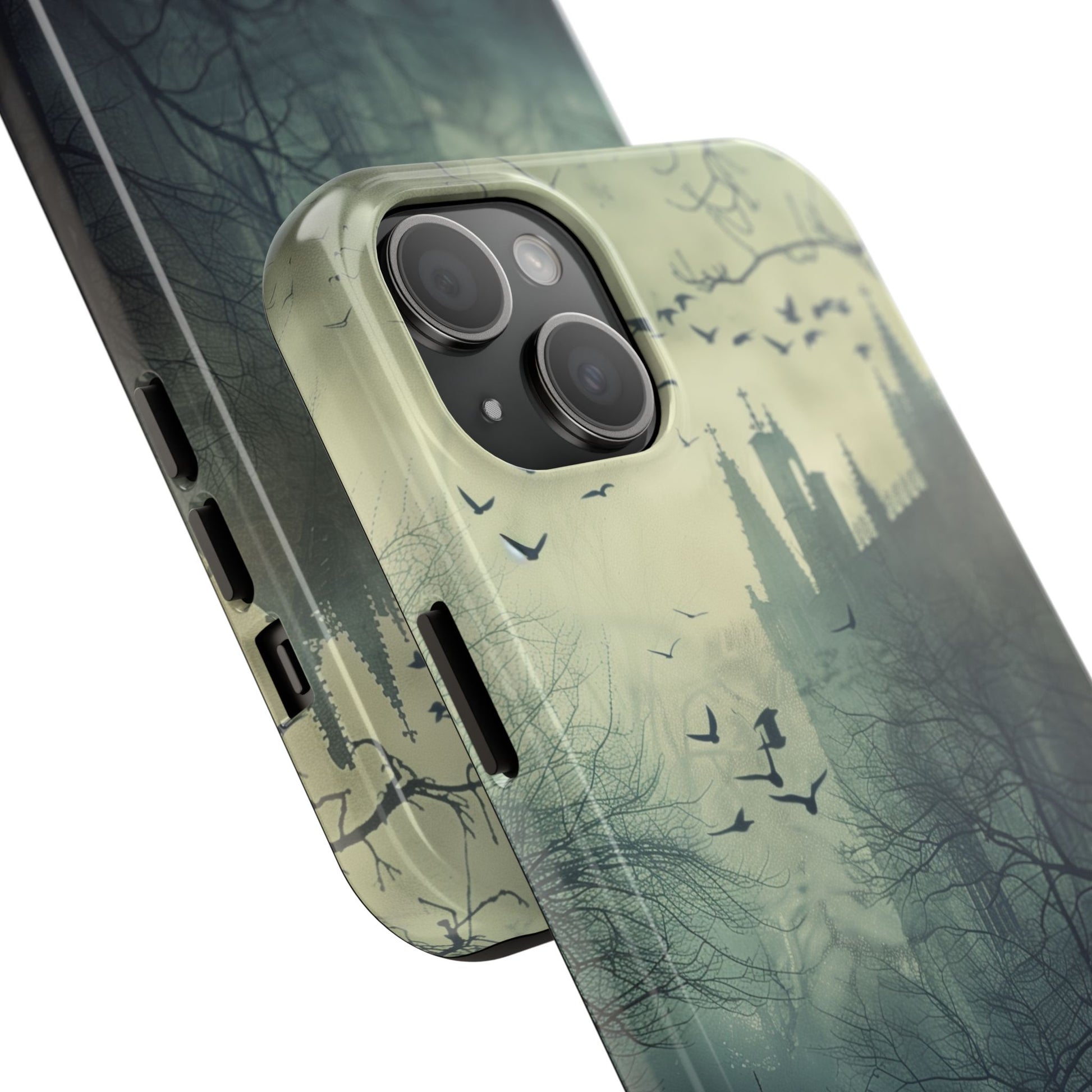 Gothic Architecture Phone Case, Dark Academia Phone Case, Moon and Tarot Case, Halloween Spooky Season, Dark Academia iPhone 15 Pro Max