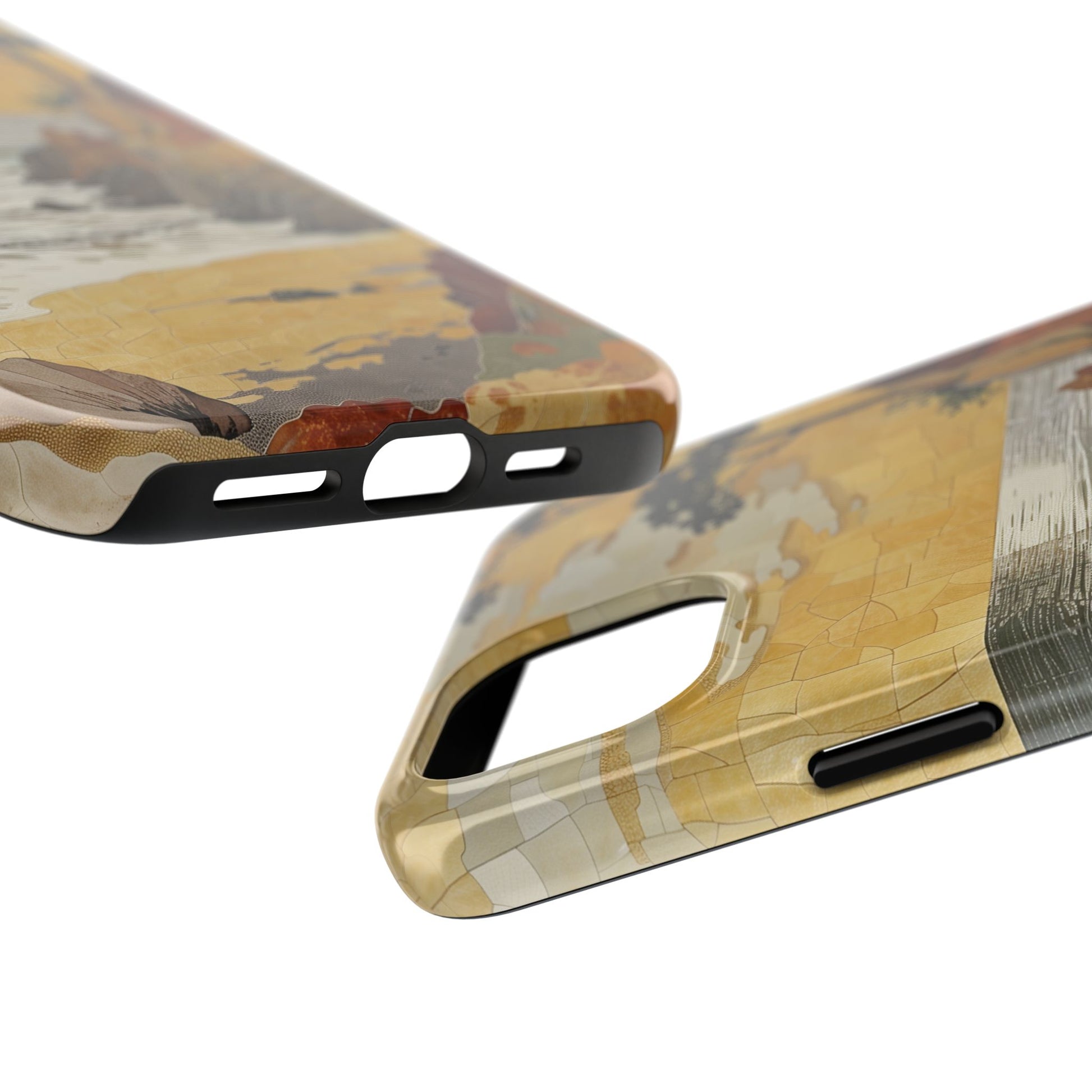 Retro Beach Scene Phone Case, Vintage Tropical Ocean iPhone Case, Summer Beach Phone Cover for iPhone, iphone 15 pro max