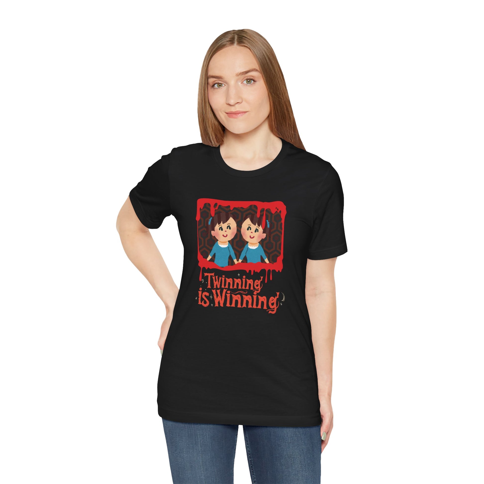 Twinning is Winning Shining Inspired Halloween Graphic Tee