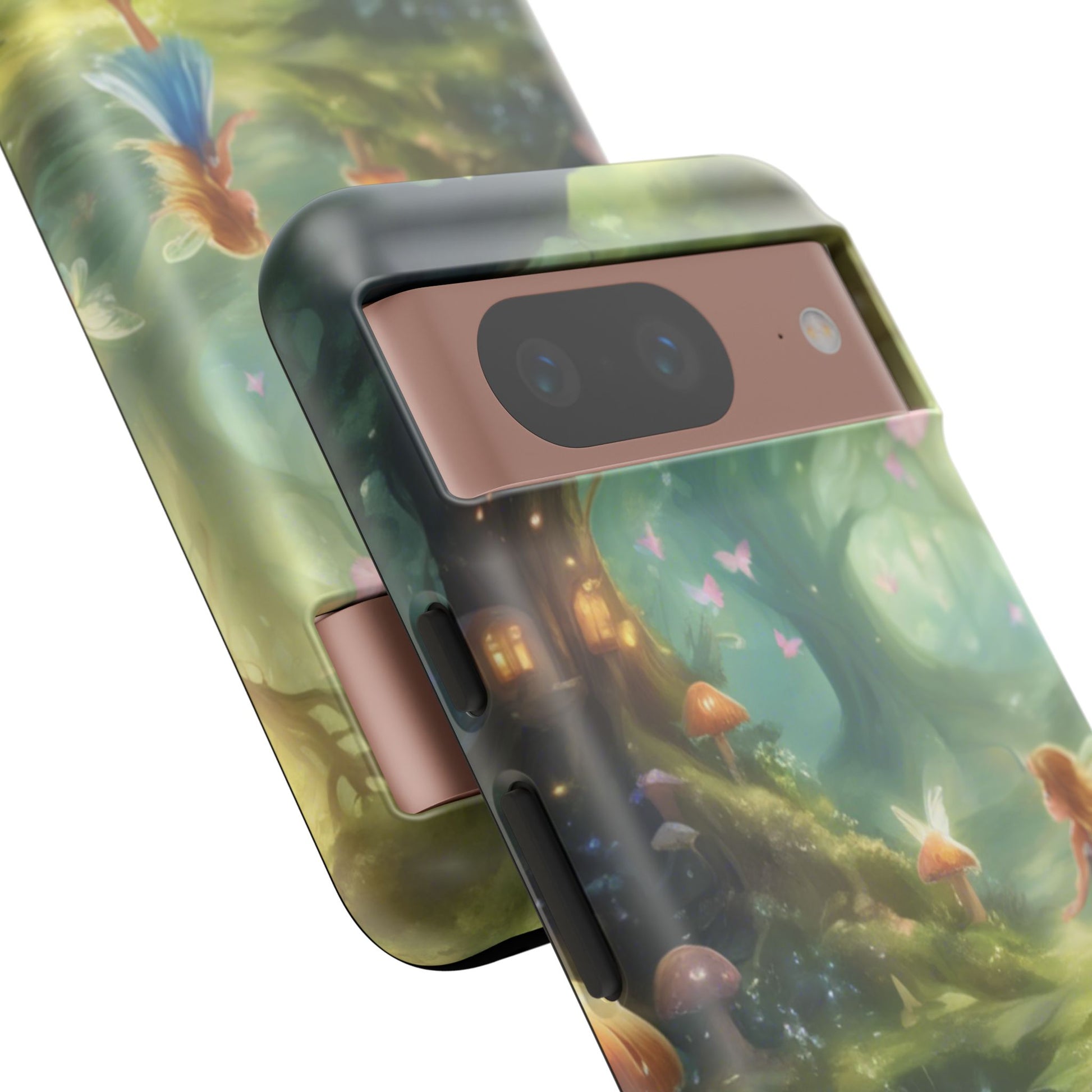 Enchanting Fairy Forest Phone Case Fae Trees Legend Garden Fern Gulley ACOTAR Magic Fantasy Dragons iPhone 13 14 15 16 Pro Max Samsung Pixel
