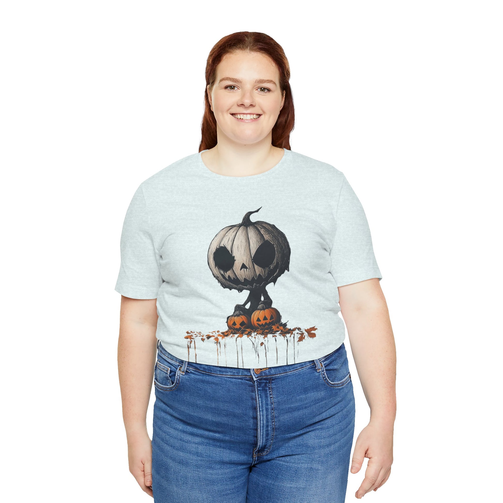 Halloween Spirit Graphic Tee Chillin' with the Pumpkin King