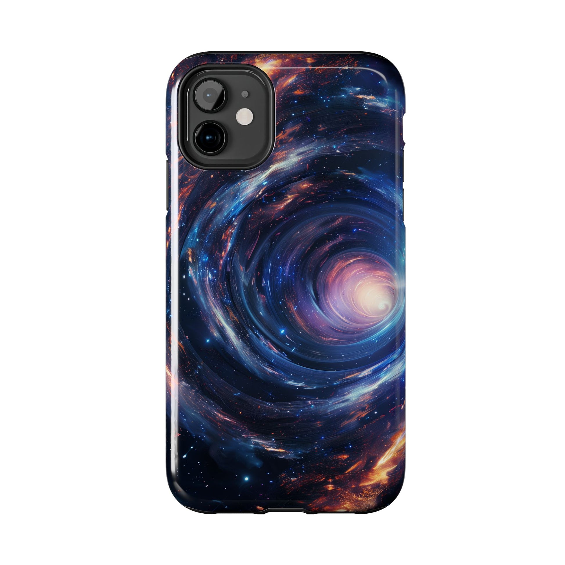 Dr Who inspired Phone Case - Space Wormholes Phone Case - Cosmic Galaxy Cover with Futuristic Wormhole Design - Sci-Fi Protective Case