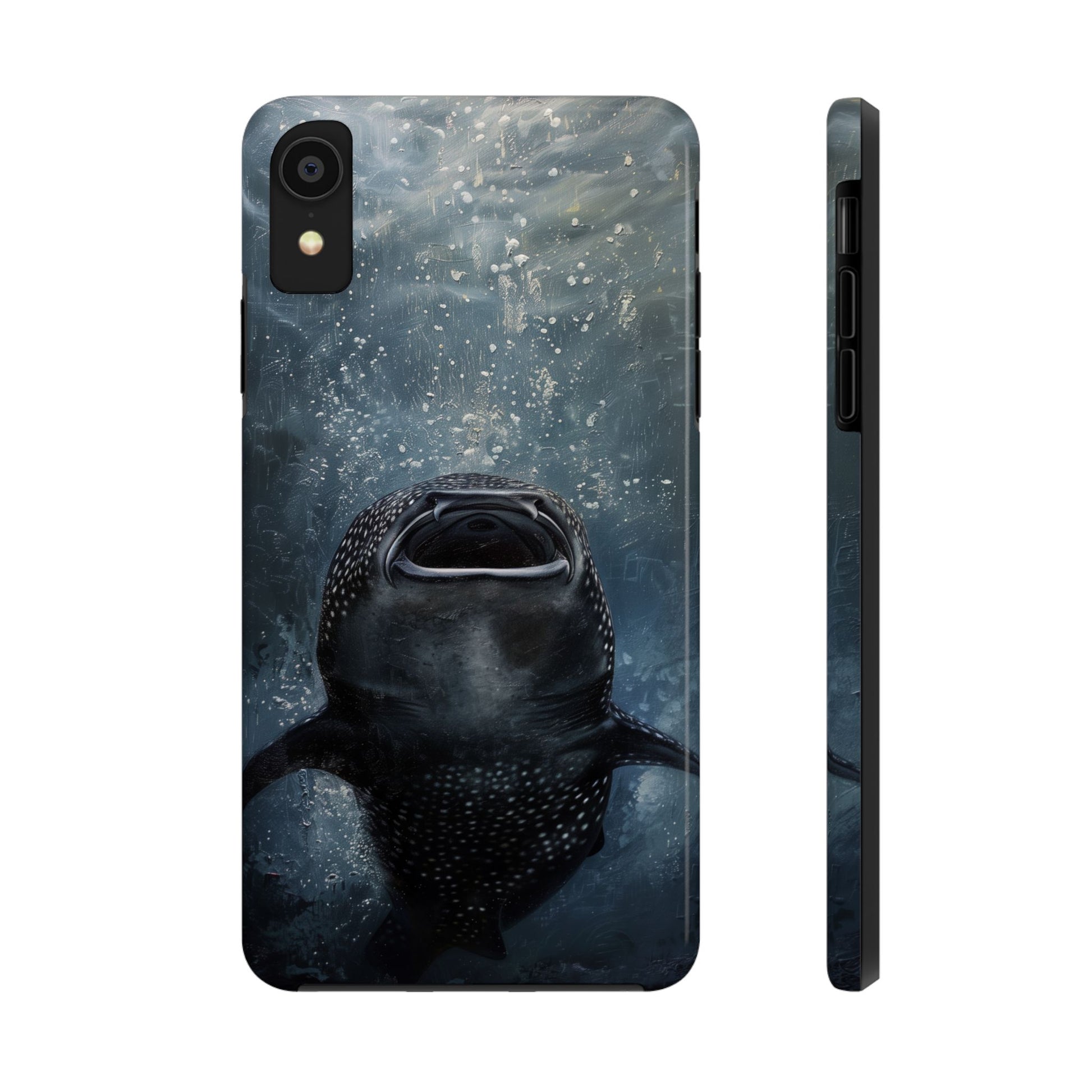 Rising Majesty: Whale Shark Feeding Tough Phone Case