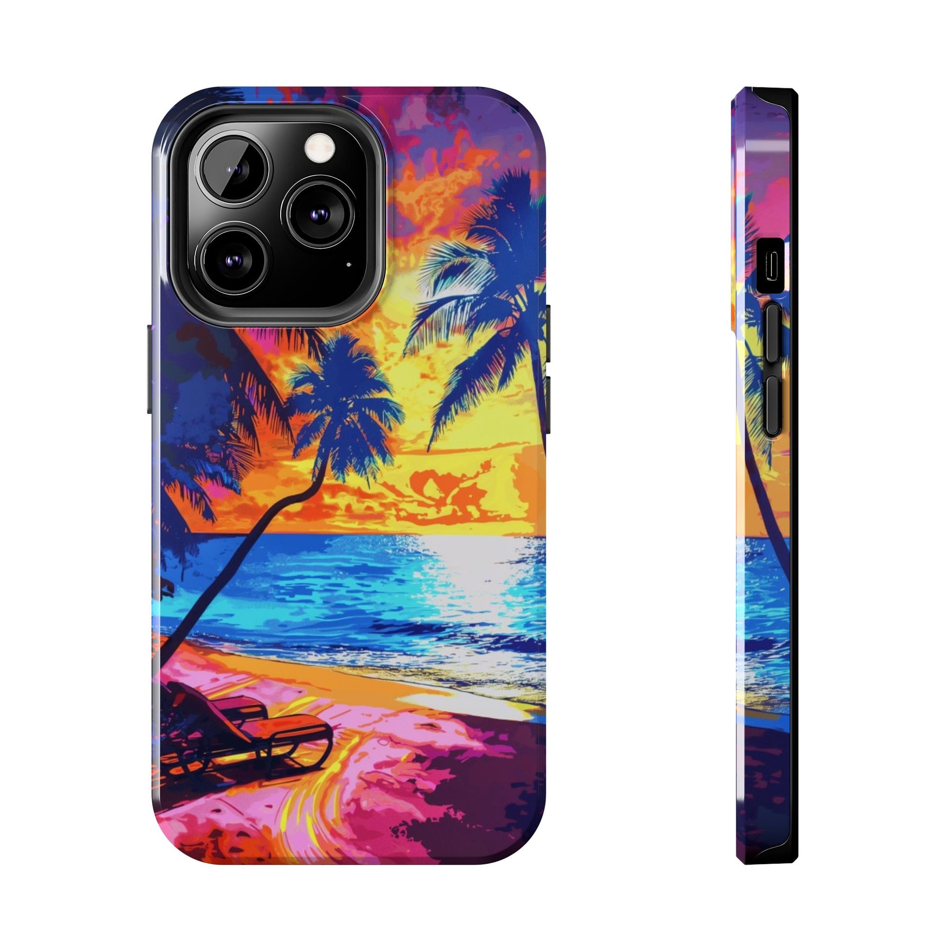 Sunset Bliss: Lisa Frank Style Phone Case