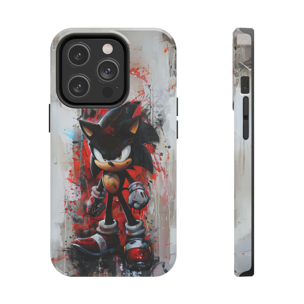 Shadow the Hedgehog Inspired Phone Case, Durable iPhone Case, Perfect Gamer Gift, SEGA, Sonic the Hedgehog, Tails, Shadow, iPhone 12