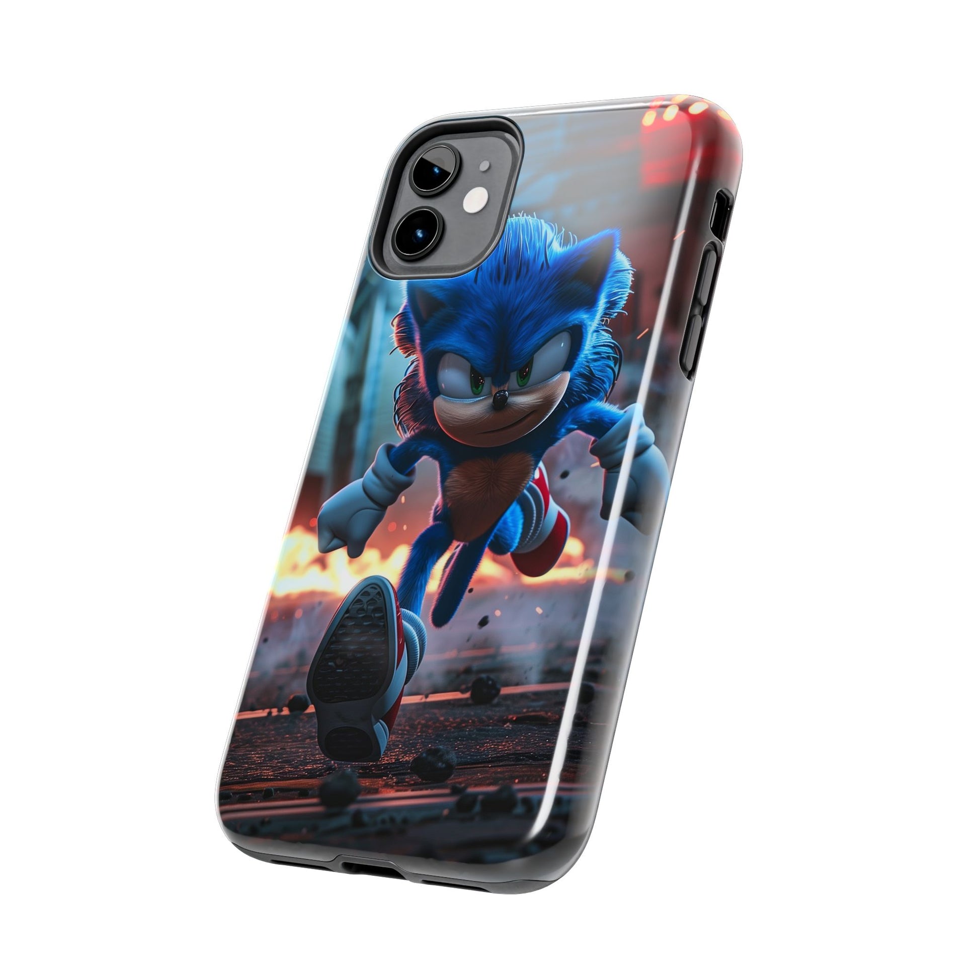 Durable Sonic Phone Case - Protective Sonic the Hedgehog Design - Tough Mobile Cover - Fun Video Game Phone Accessory
