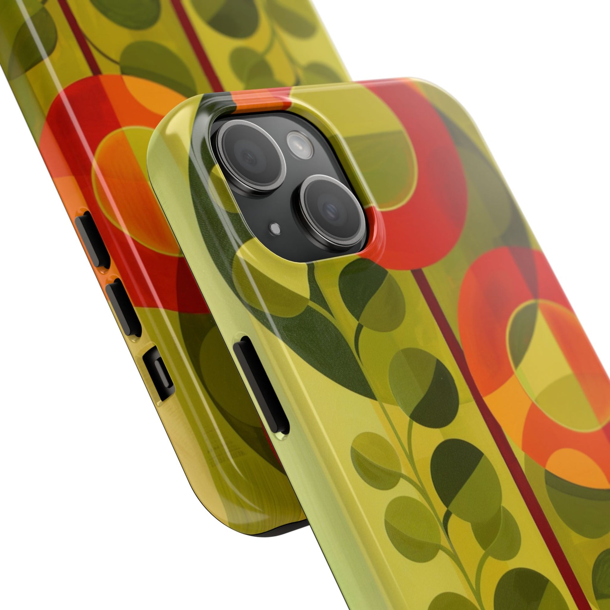 Atomic Flower Phone Case, Mid-Mod Phone Case, Artwork iPhone Case, Unique Floral Pattern Phone Case, Art Deco, Minimalist, Tough Iphone Case
