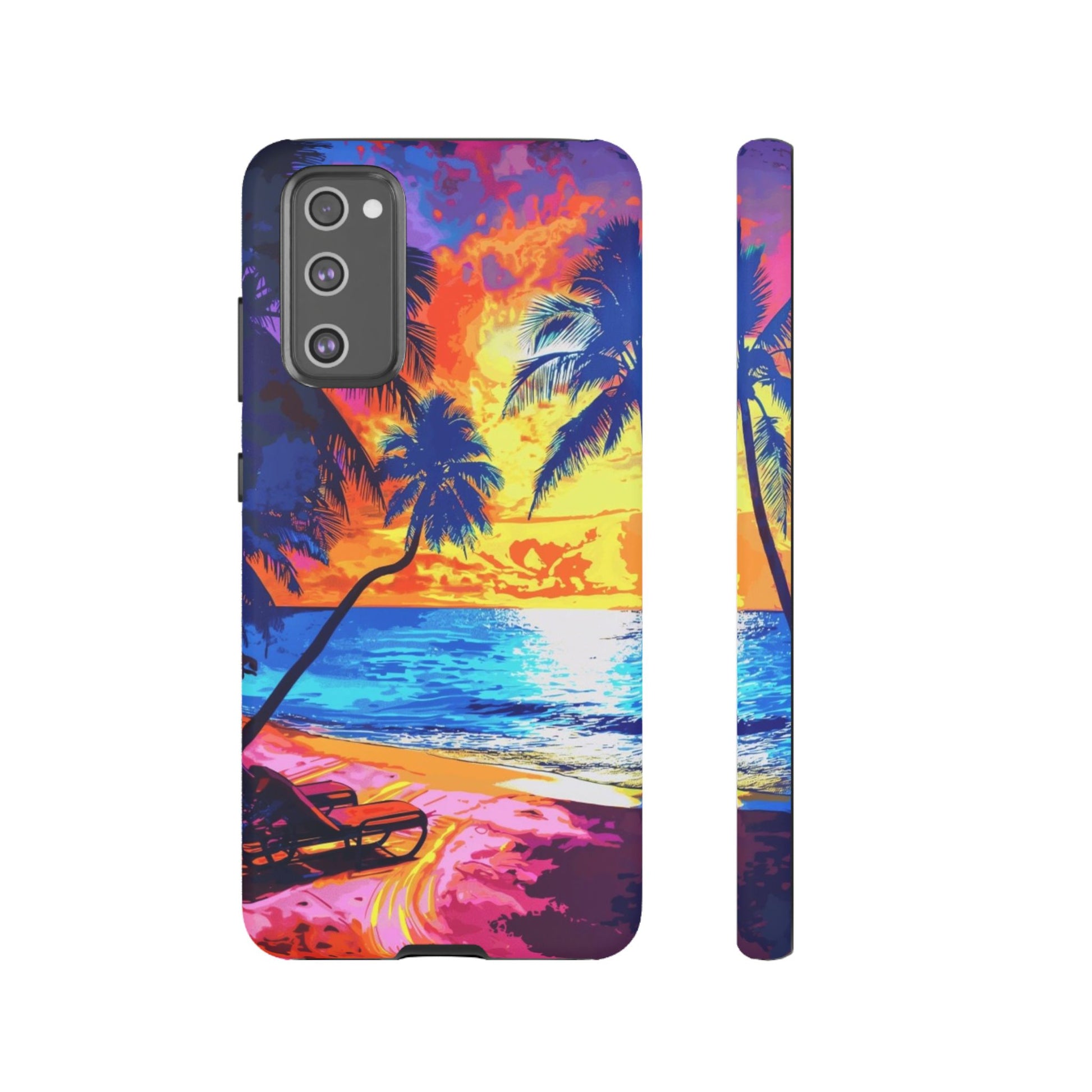 Sunset Bliss: Lisa Frank Style Android Phone Case