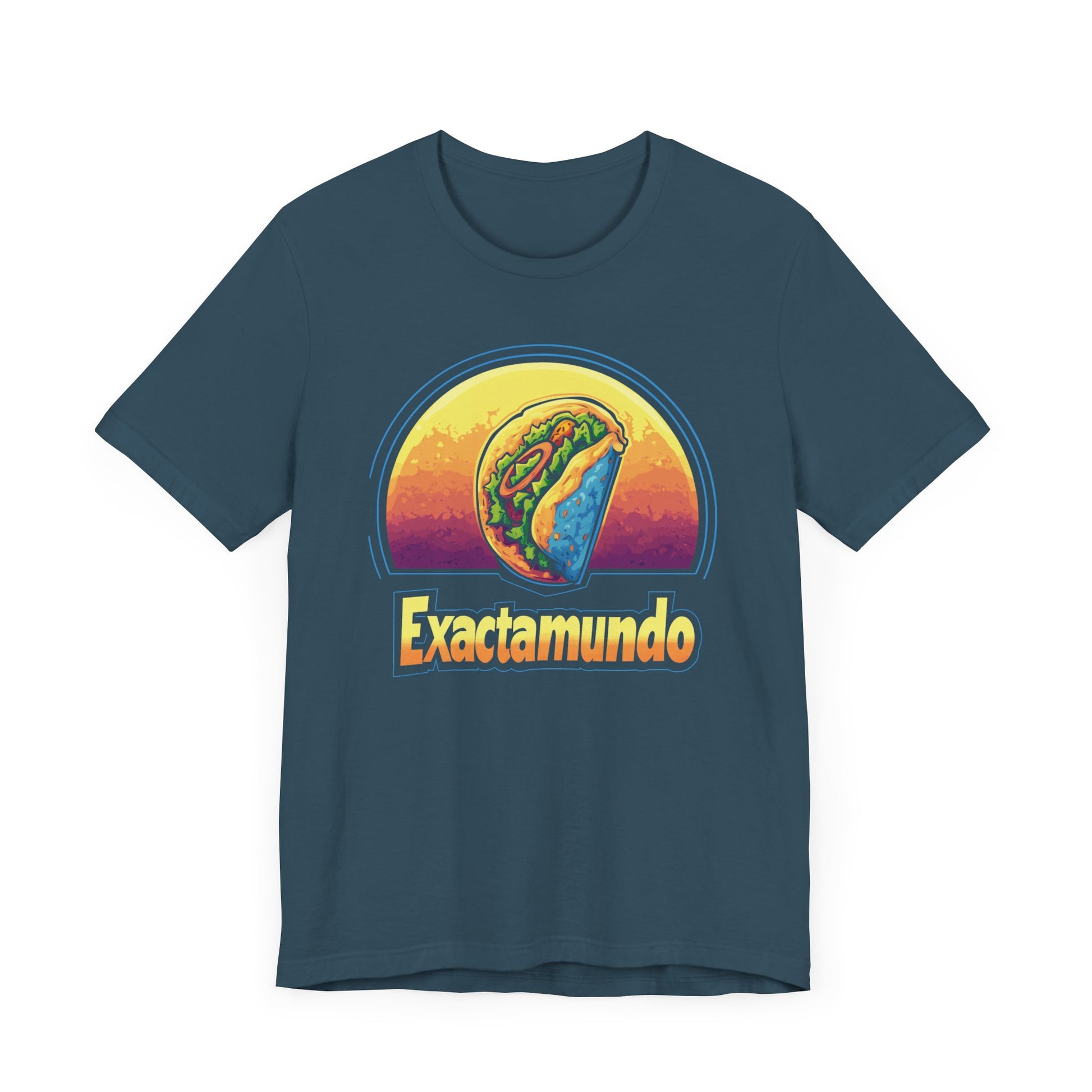 Exactamundo Demolition T-Shirt 90s Taco Fast Food Style Graphic Movie Man  Retro Aesthetic Tee Gifts for Science Fiction Fans