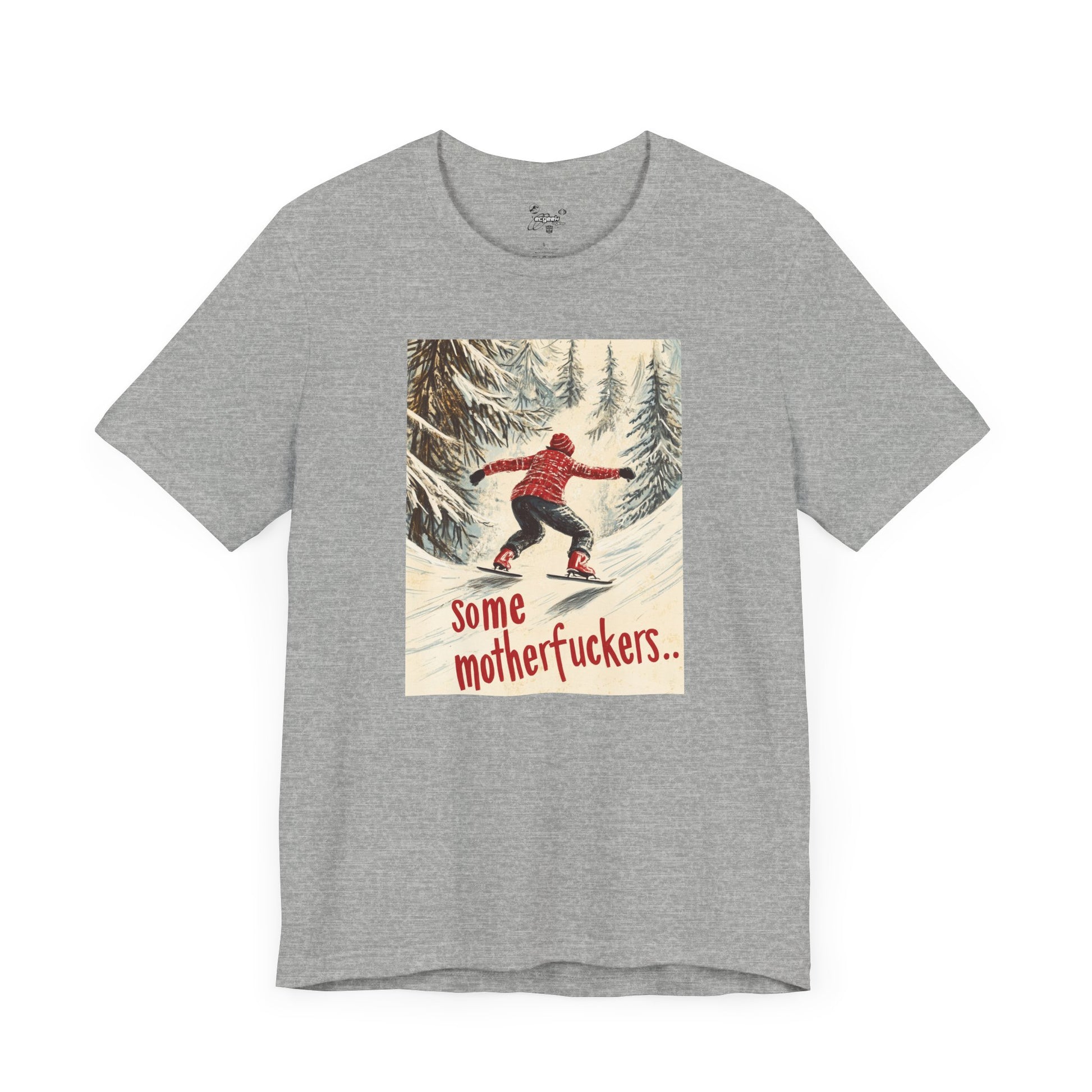 Ice Skating Uphill Geek Positivity Tshirt Nerdy Shirt Tee, Inspirational Quotes Gift for Geeks Movie Tshirt, Positivity Tshirt