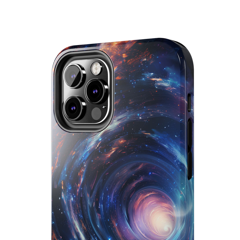 Dr Who inspired Phone Case - Space Wormholes Phone Case - Cosmic Galaxy Cover with Futuristic Wormhole Design - Sci-Fi Protective Case