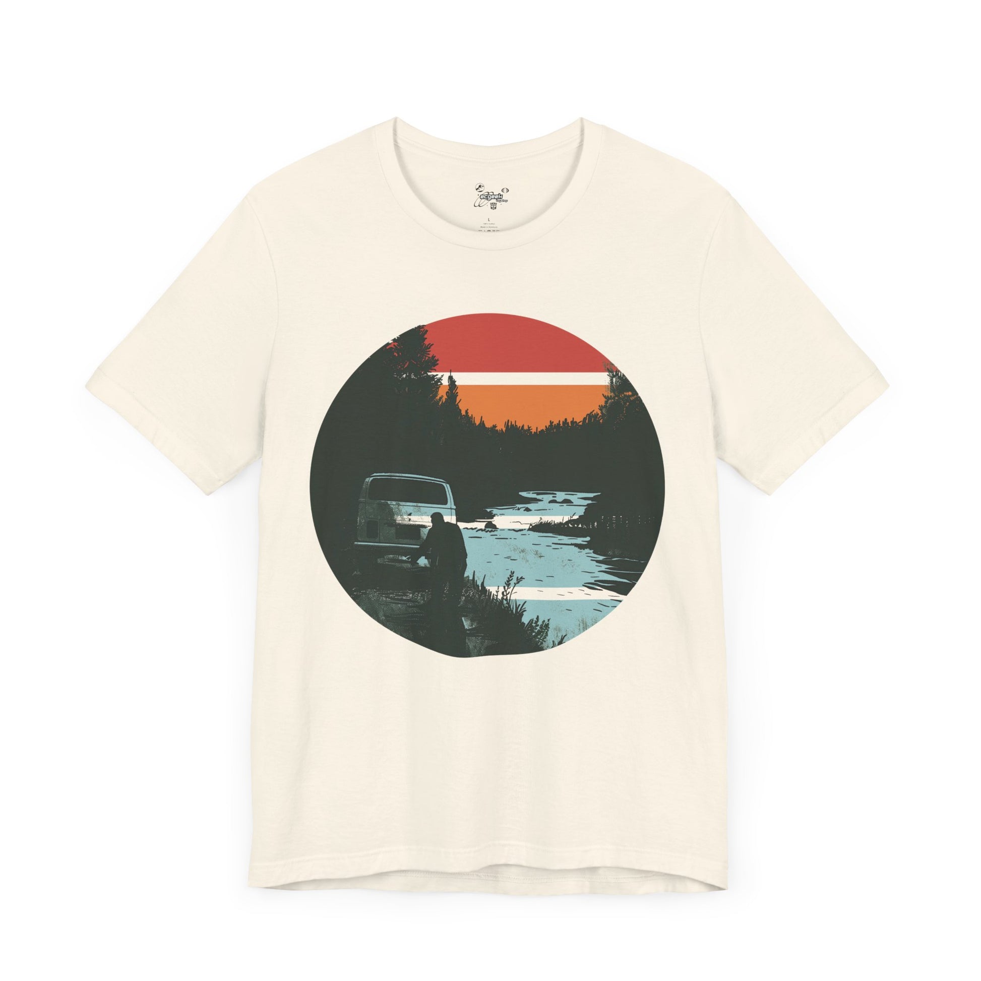 Van Down by the River Tshirt Van Life Camping Shirt Vintage Graphic Tee, Funny Tshirt, SNL Fan Mens Shirt Womens Shirt
