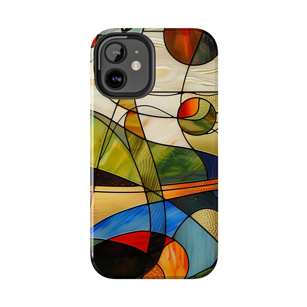 Frank Lloyd Wright Inspired Stained Glass Phone Case, Artistic iPhone Case, Architectural Design, Art Deco iphone Case, iphone 15 pro max