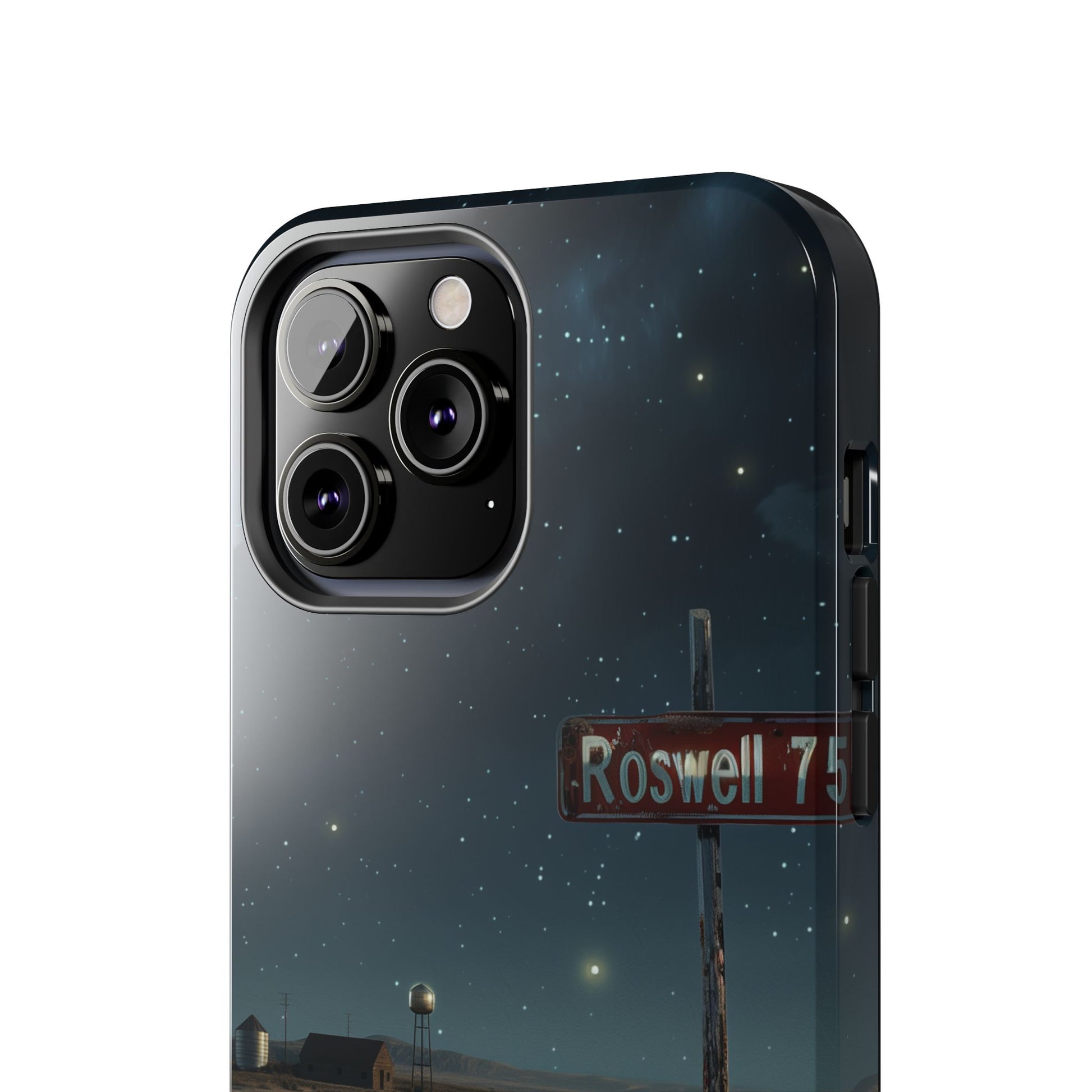 UFO Crash Roswell Phone Case Roswell Incident Alien Invasion Extraterrestrial Area 51 Alien Autopsy Cryptozoology 13 14 15 iPhone Pro Max