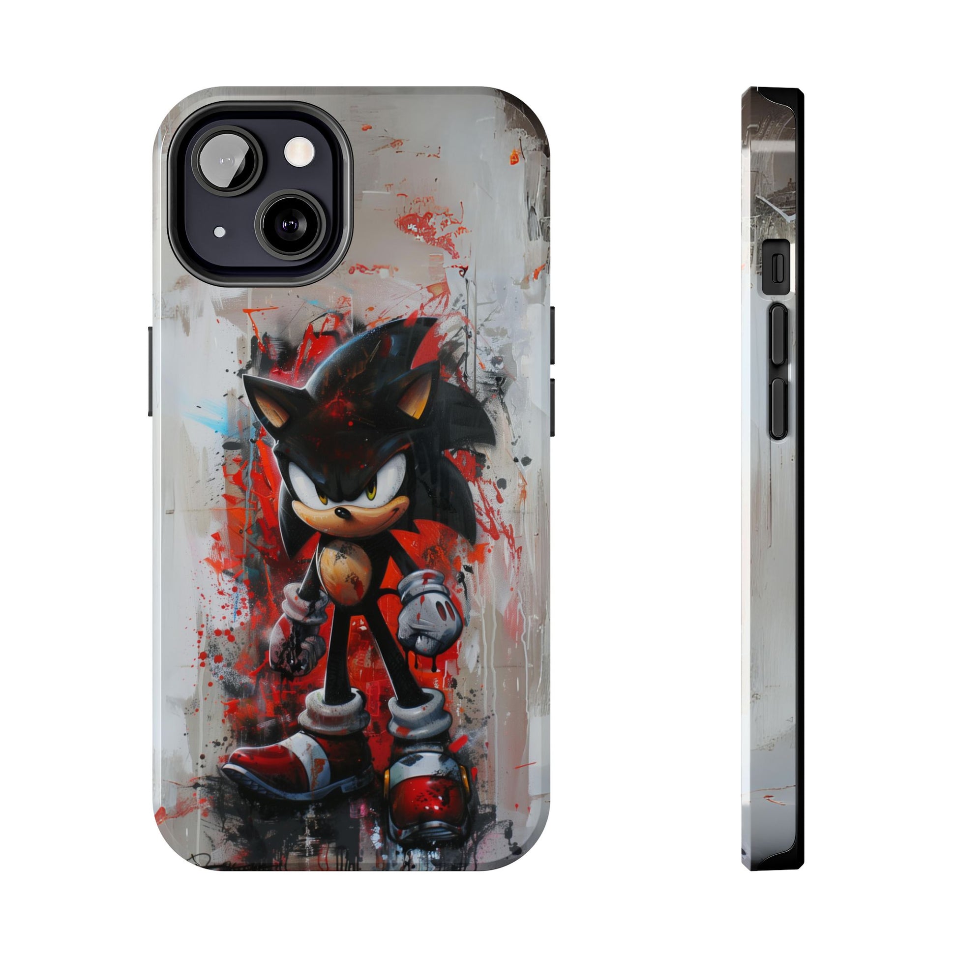 Shadow the Hedgehog Inspired Phone Case, Durable iPhone Case, Perfect Gamer Gift, SEGA, Sonic the Hedgehog, Tails, Shadow, iPhone 12