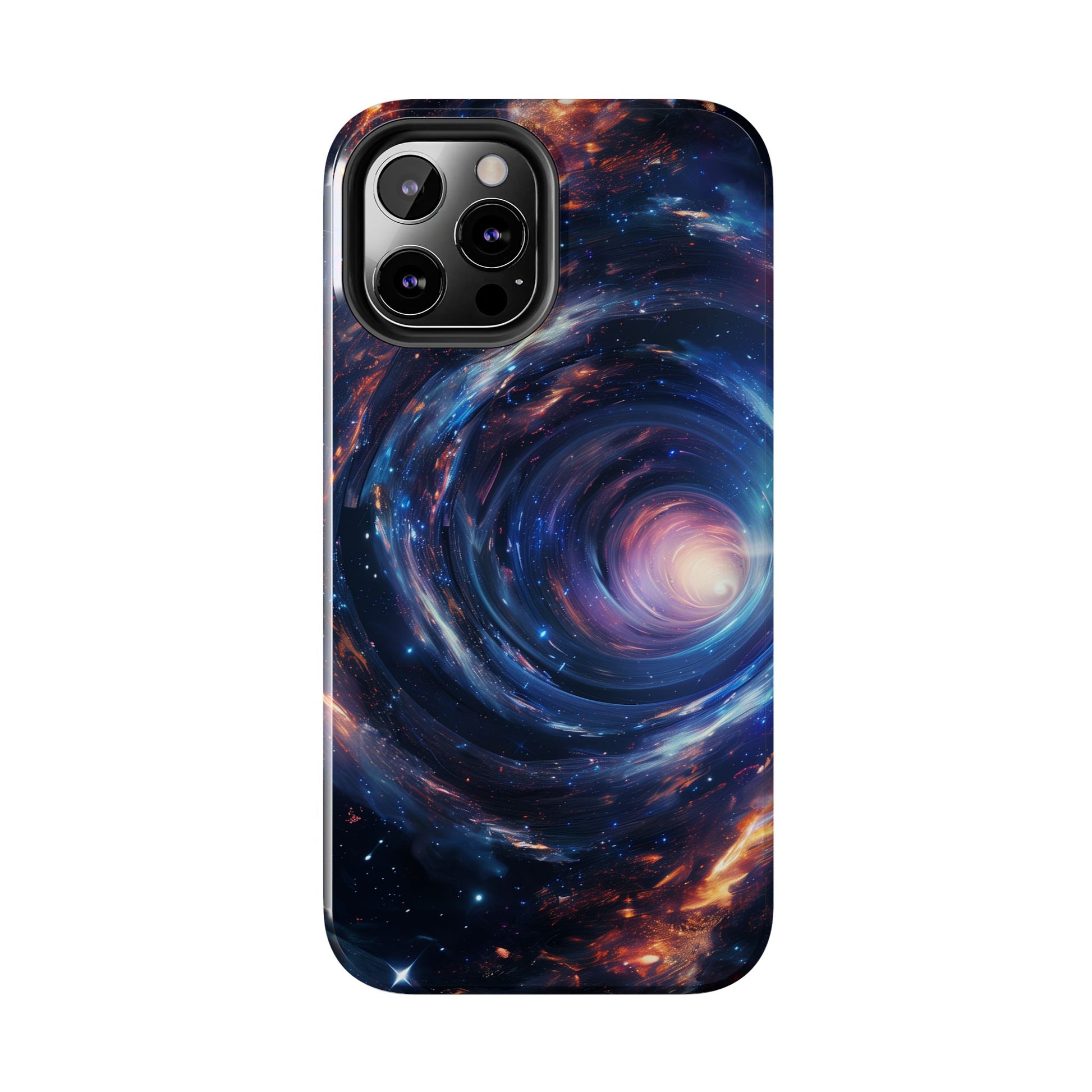 Dr Who inspired Phone Case - Space Wormholes Phone Case - Cosmic Galaxy Cover with Futuristic Wormhole Design - Sci-Fi Protective Case