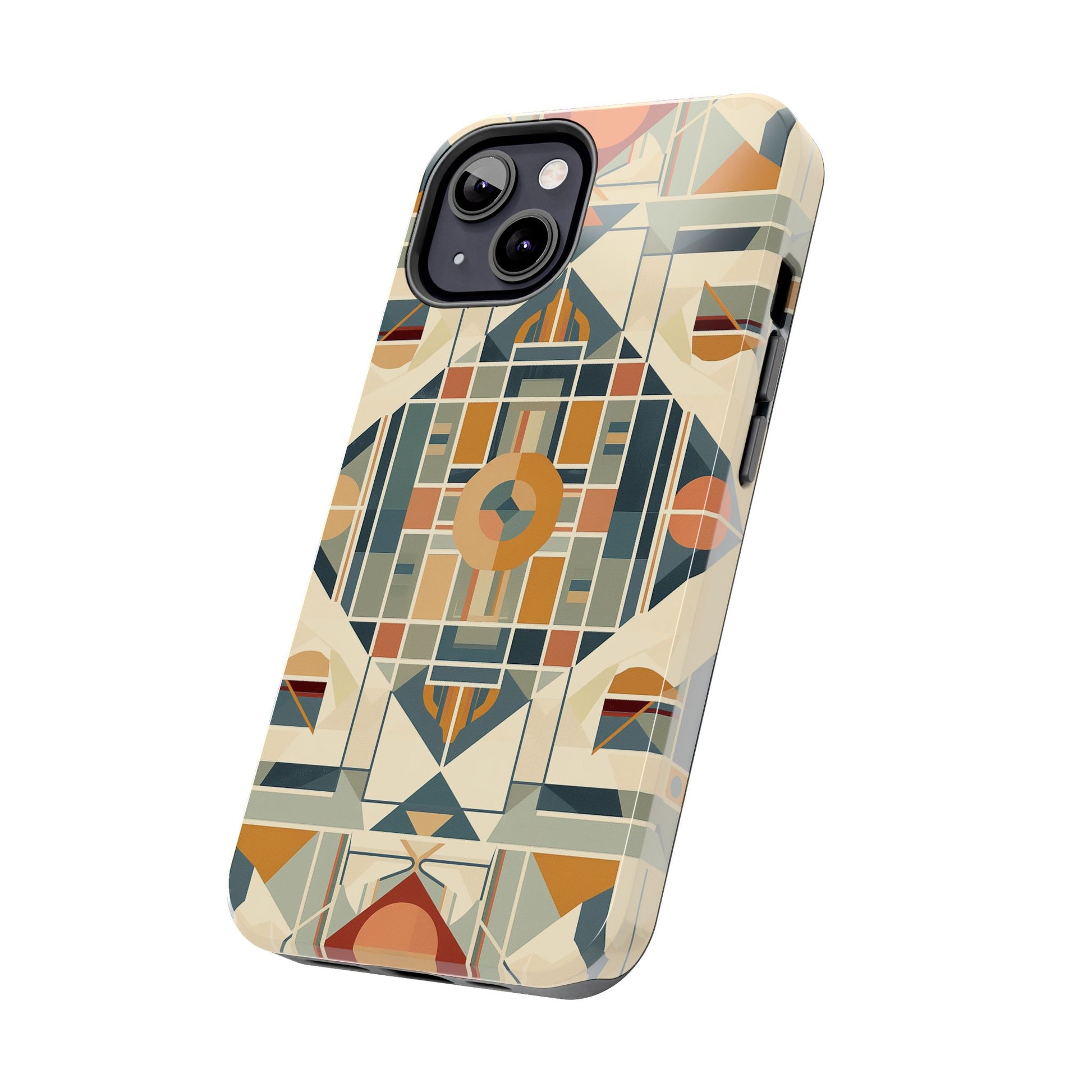 Diamond Frank Lloyd Wright Inspired Phone Case - Geometric Elegance for iPhone Models