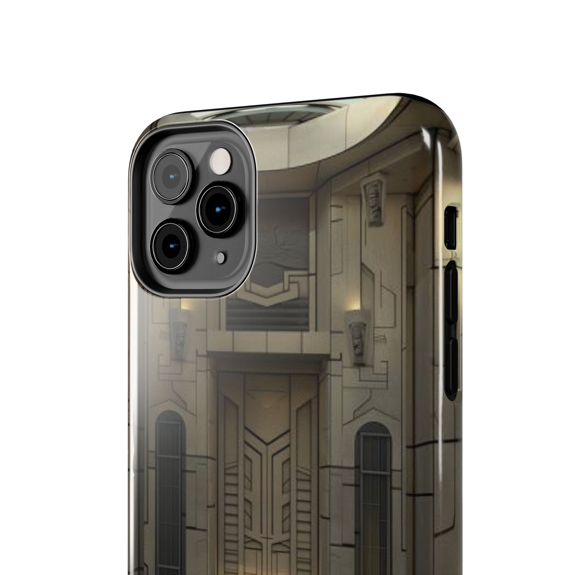 Durable Phone Case - Frank Lloyd Wright Style Room - Tough Architectural Design iPhone/Android Cover - Unique Art Deco Protection Accessory
