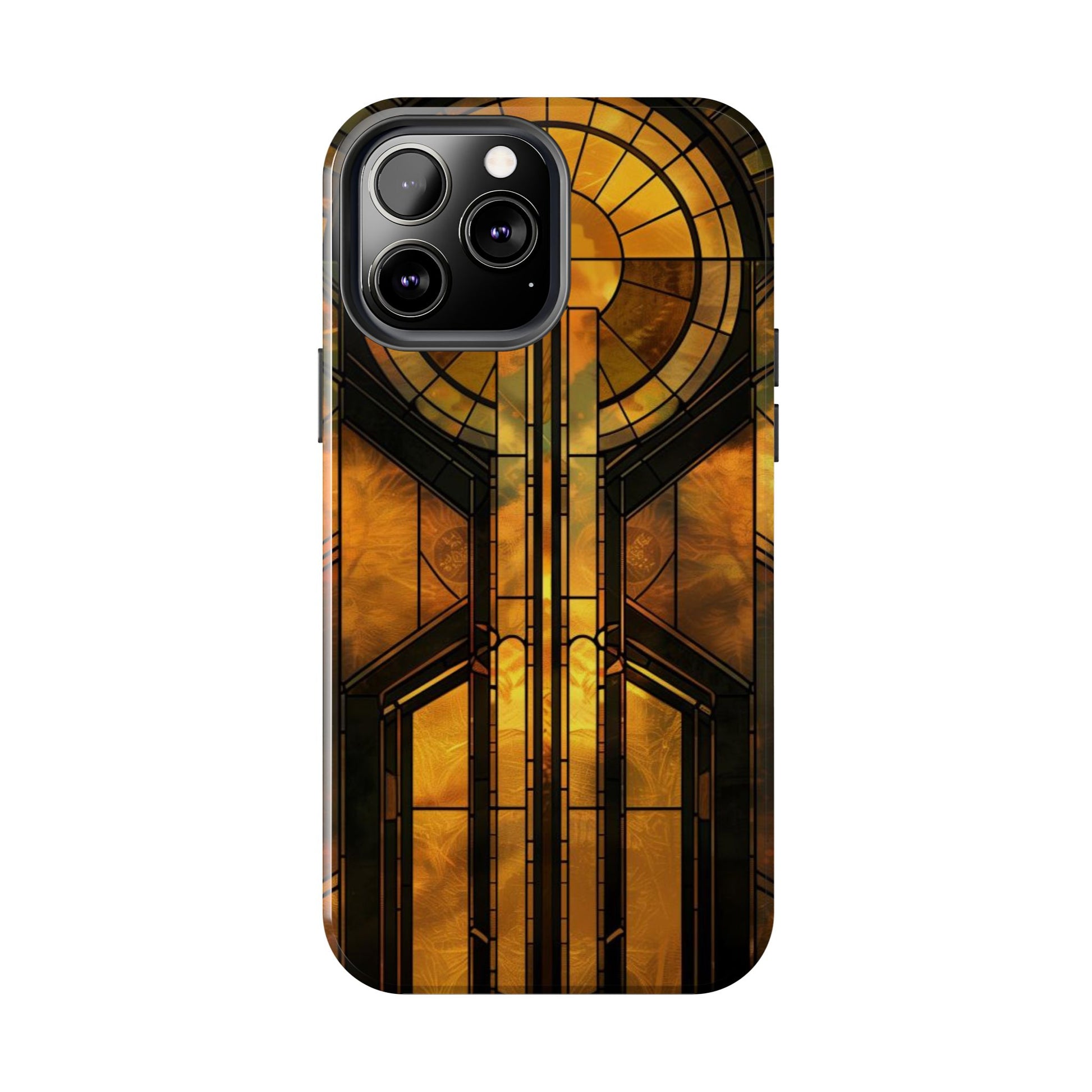 Durable Noir Art Deco Golden Design iPhone Cover - Stylish and Protective Phone Case on Etsy - Art Deco Gift