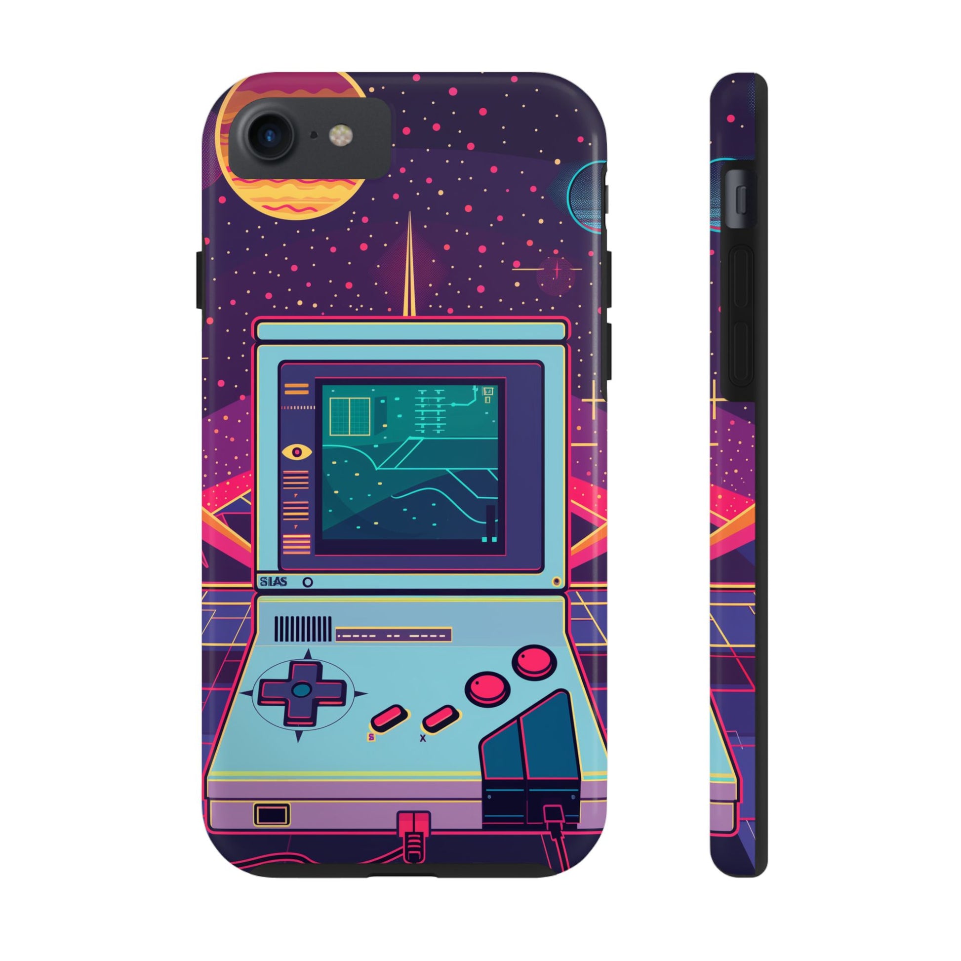 Durable iPhone Case with Alternative Universe Game Console Design - Protective Phone Cover - Fun and Sturdy Gaming Accessory - Gamer Gift