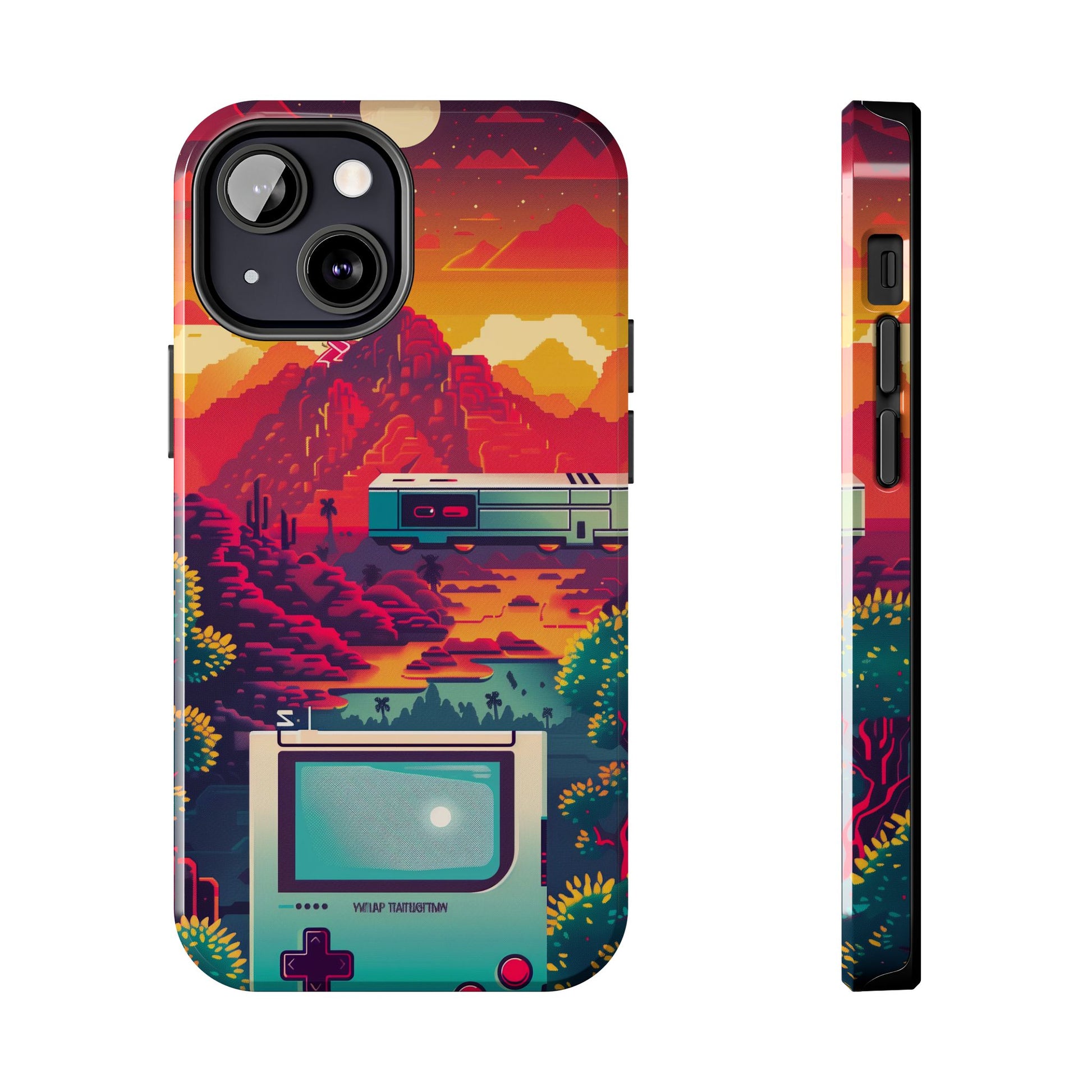 Durable iPhone Case with Alternative Universe Game Console Design - Protective Phone Cover - Fun and Sturdy Gaming Accessory - Gamer Gift
