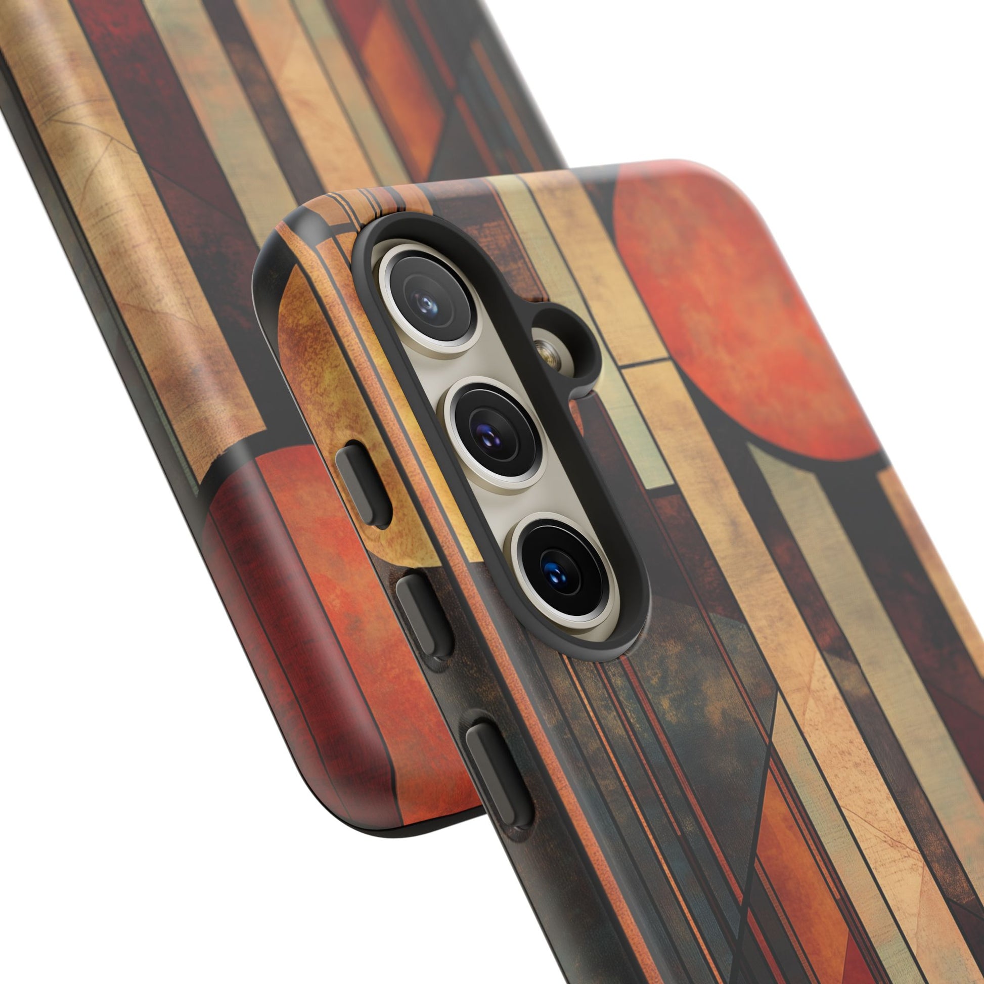 Dark Prairie Frank Lloyd Wright Usonian Phone Case Geometric Stained Glass Art Deco Marble Gold 13 14 15 16 iPhone Pro Max Galaxy Pixel